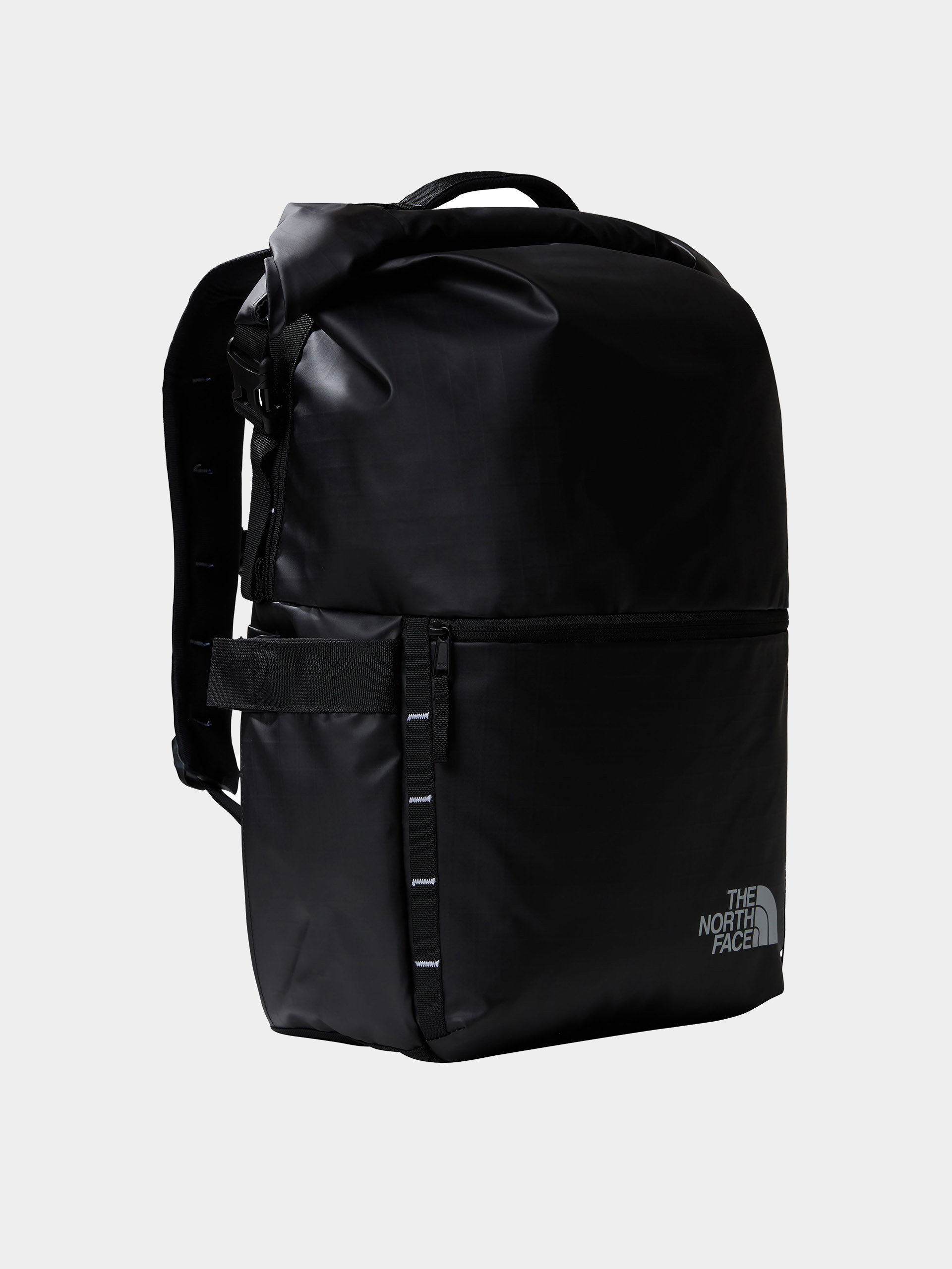 Hu00e1tizsu00e1k The North Face Base Camp Voyager Rolltop (tnf black tnf white npf)