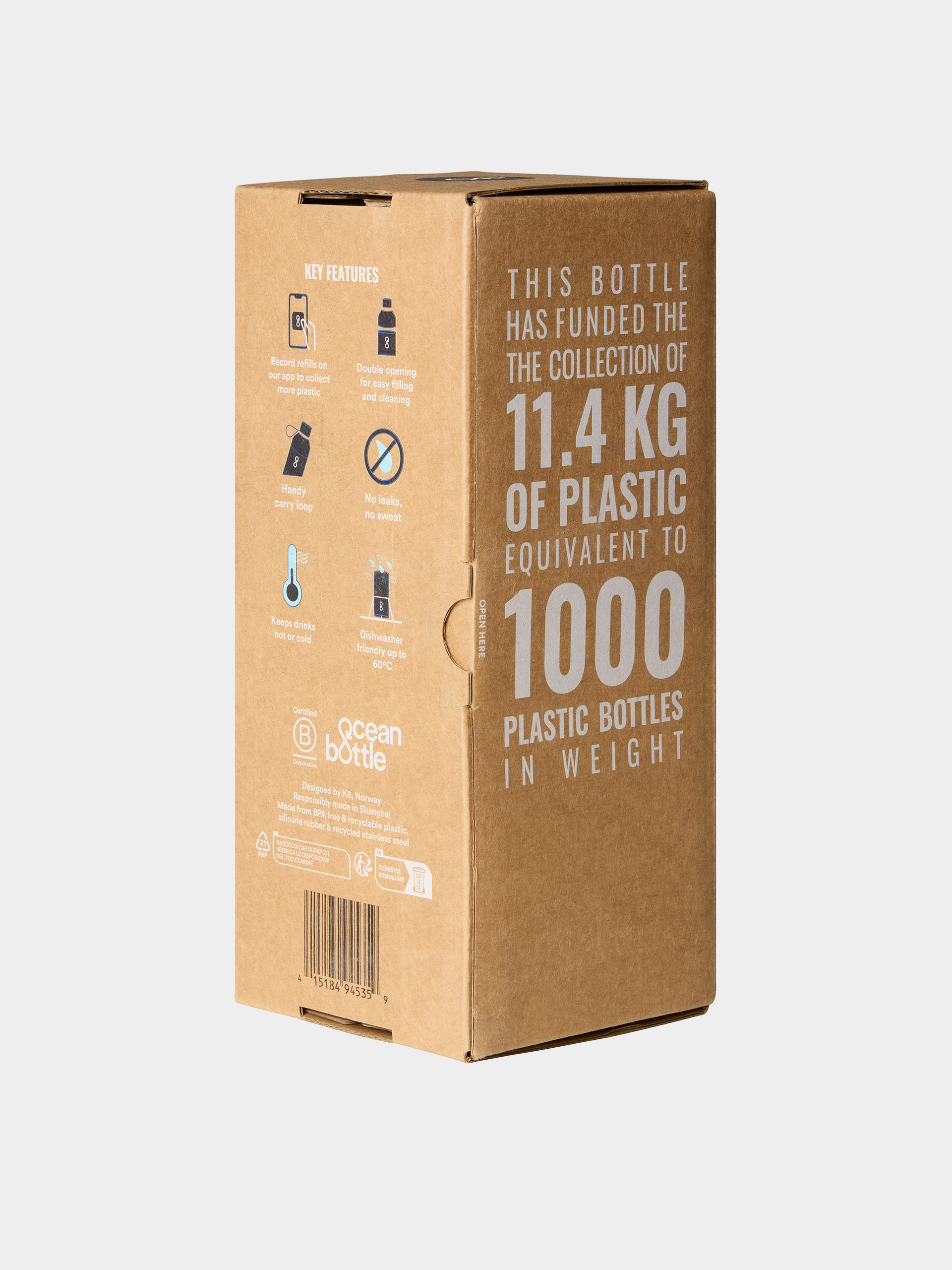 Hőpalack The North Face Water Bottle 0.75L (summit gold/tnf black)