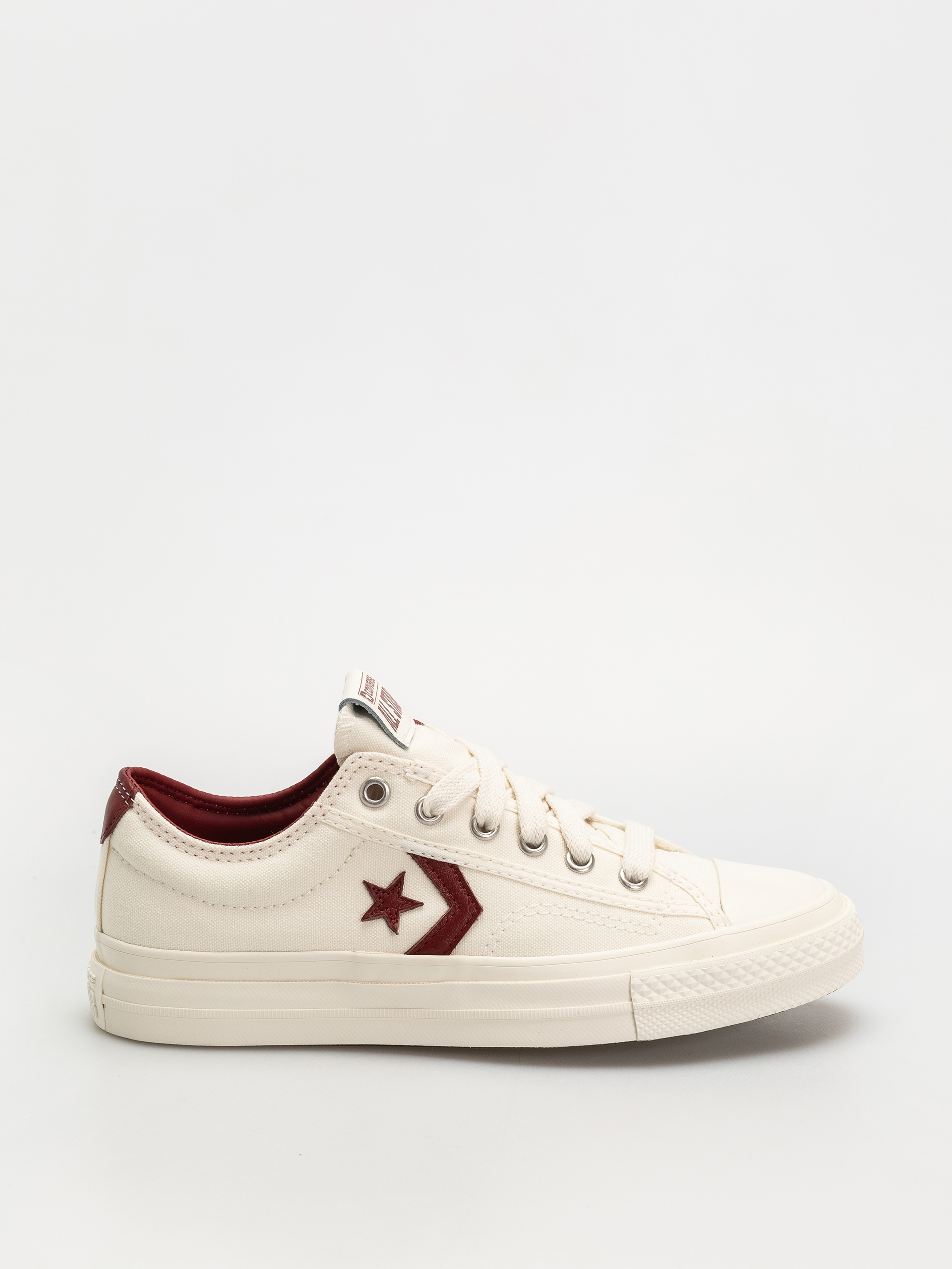 Converse Star Player 76 Ox Cipők (egret/egret/park red)