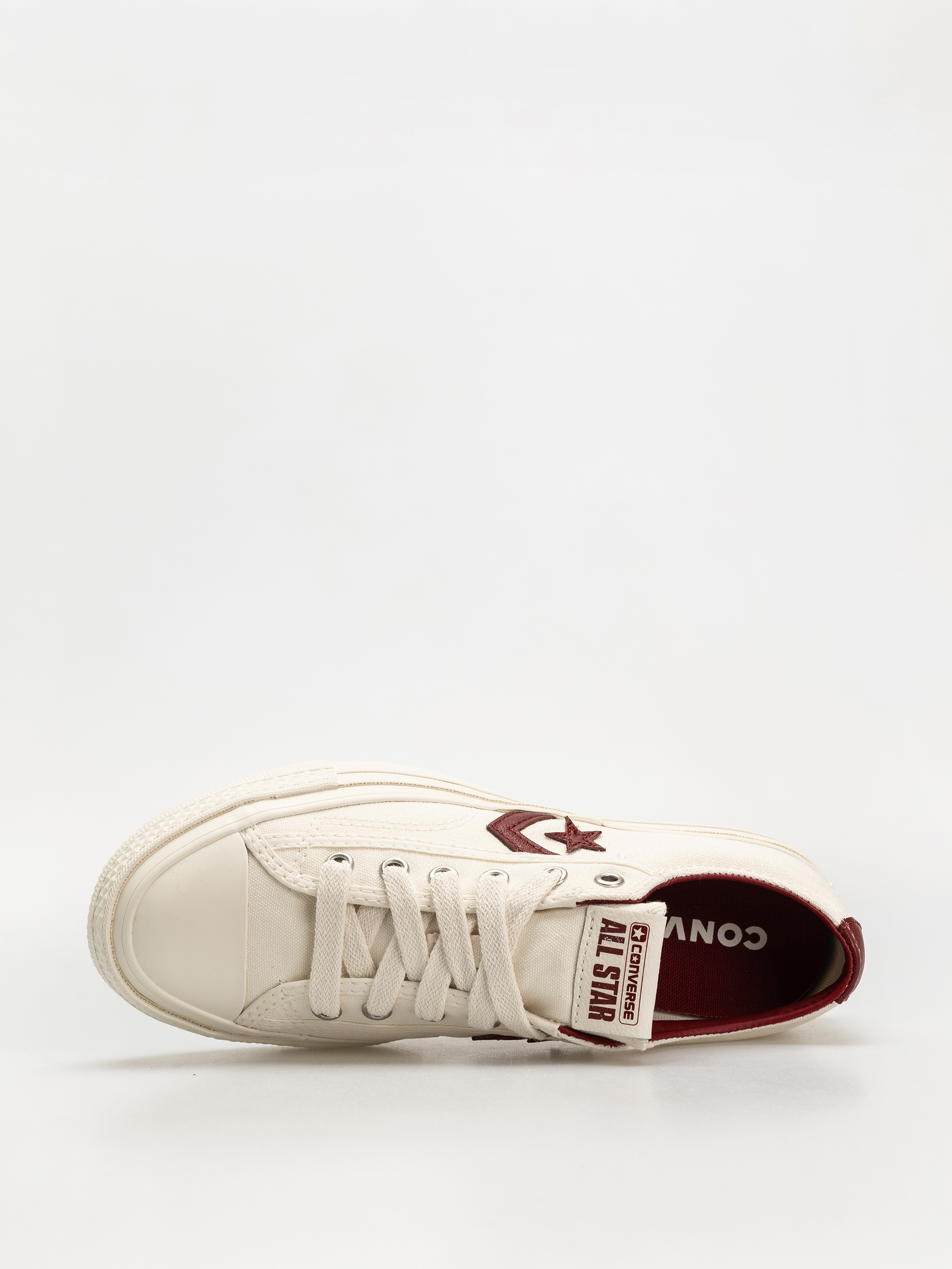 Converse Star Player 76 Ox Cipők (egret/egret/park red)