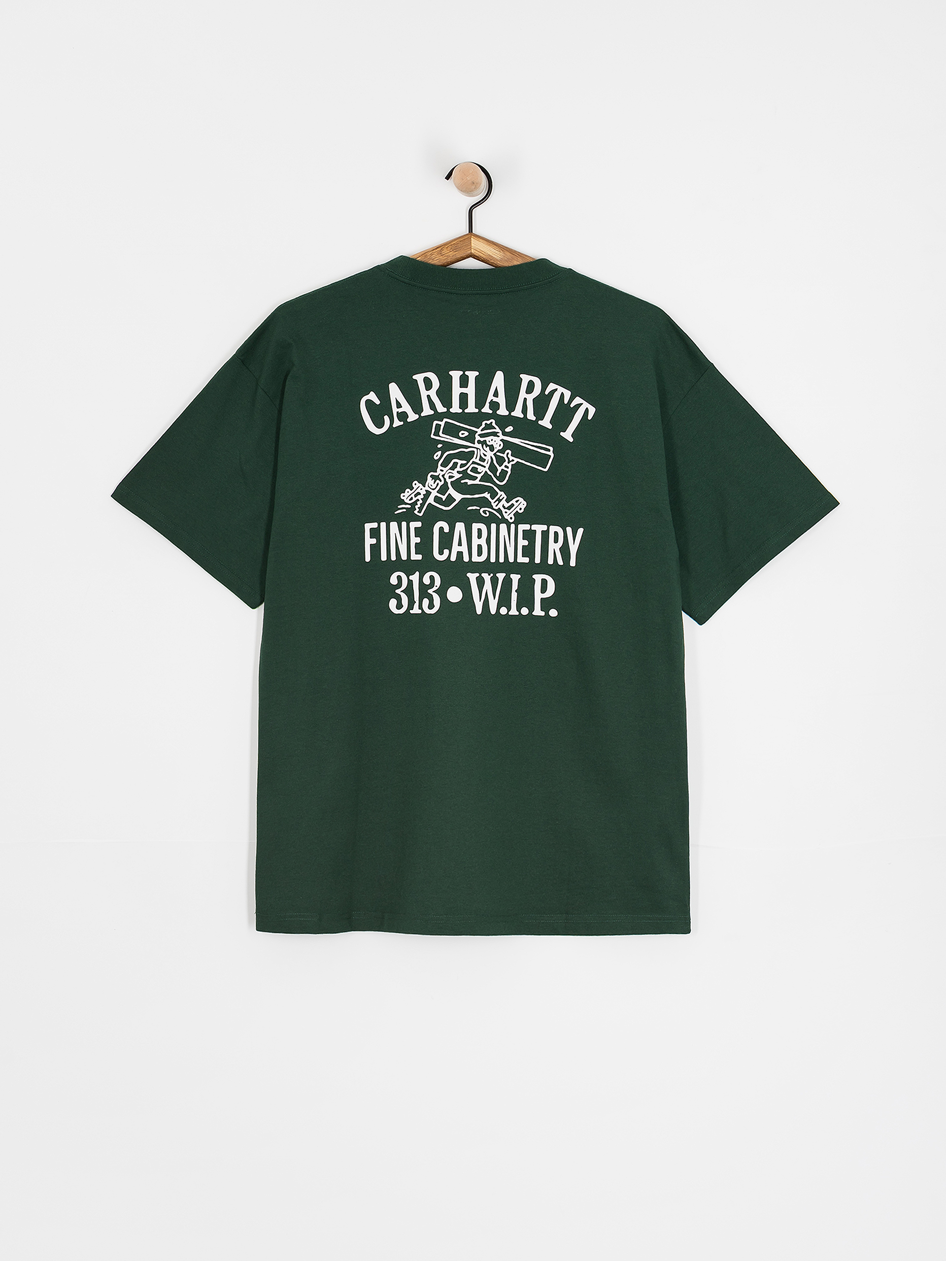 Carhartt WIP Cabinetry Póló (conifer/white)