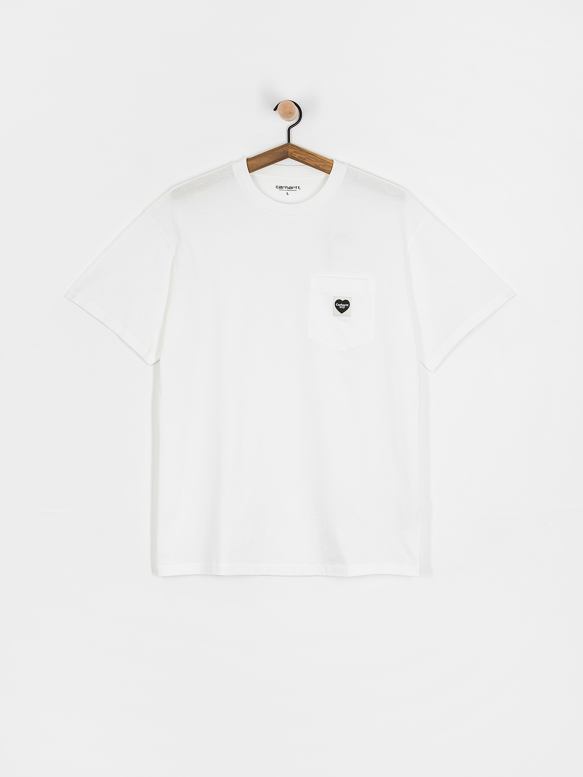 Carhartt WIP Pocket Heart Pu00f3lu00f3 (white/black)