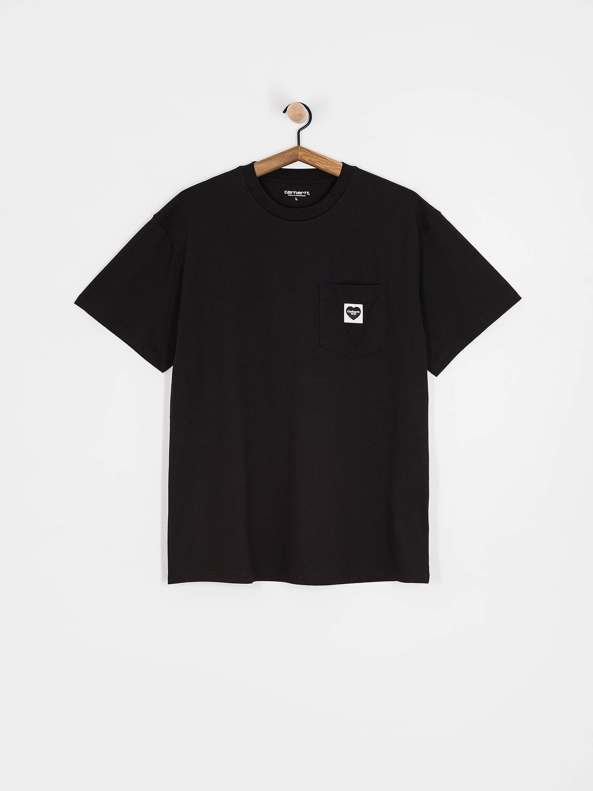 Carhartt WIP Pocket Heart Póló (black/black)