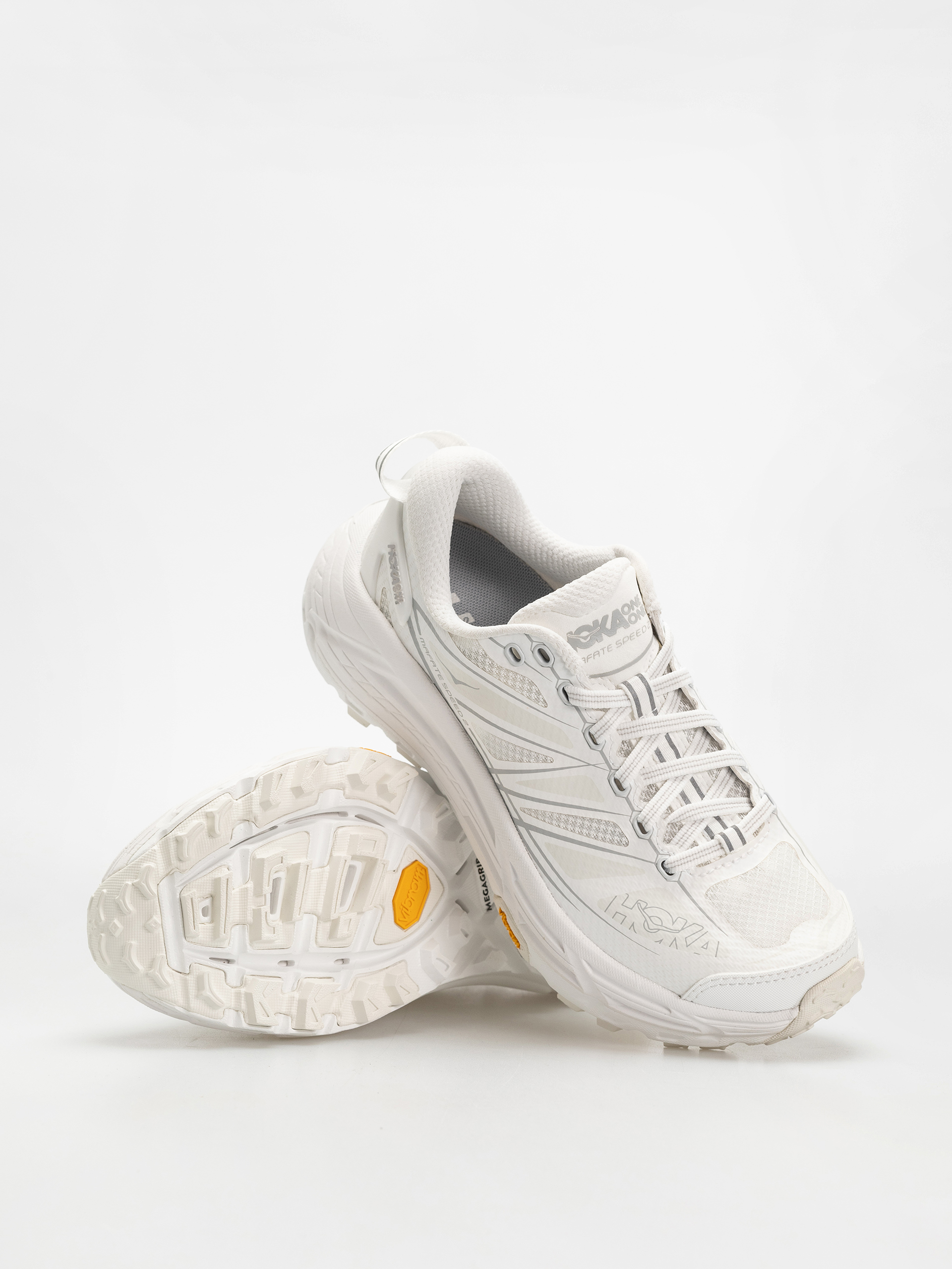 Hoka Mafate Speed 2 Cipők (white/lunar rock)