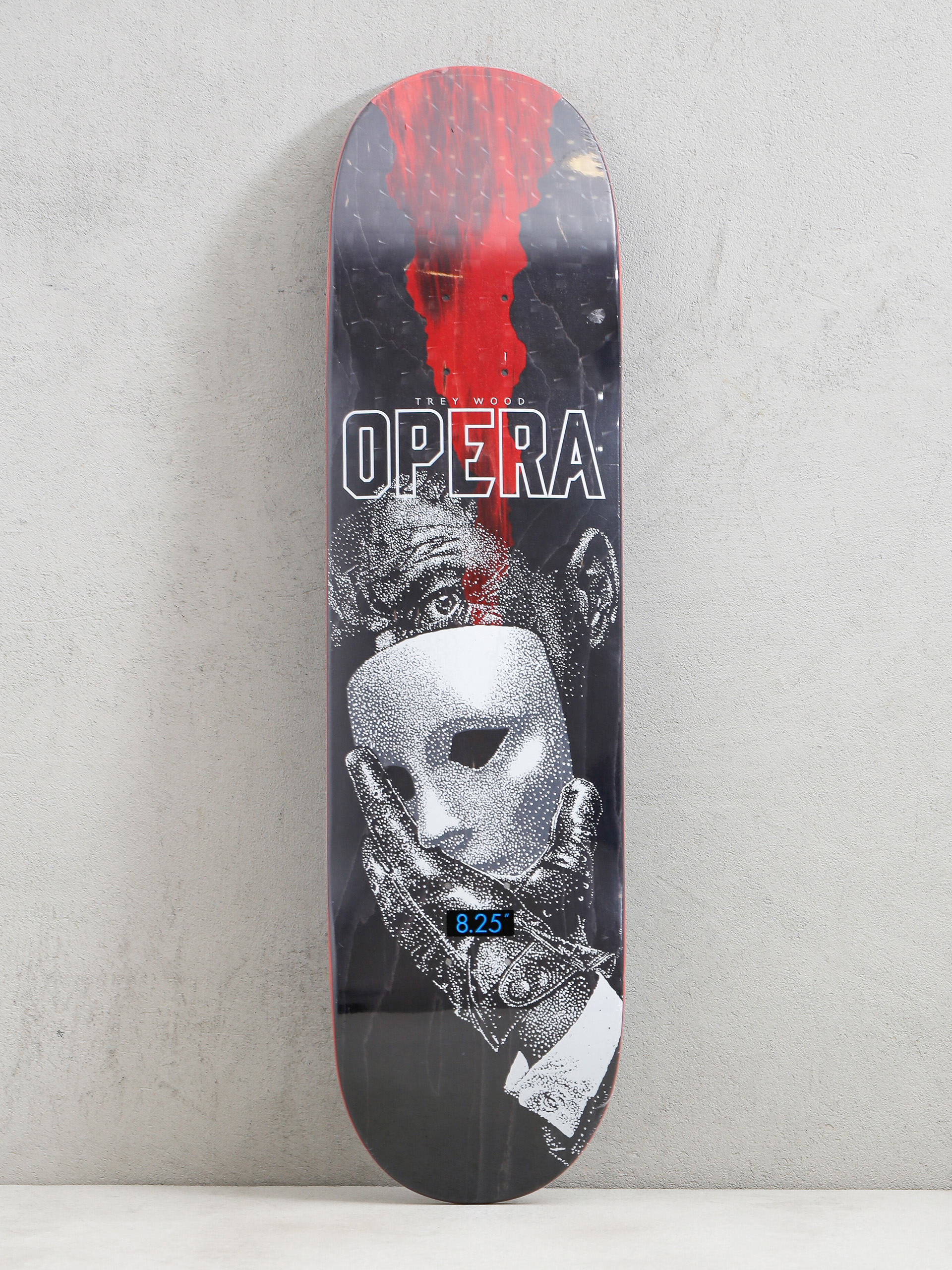 Gördeszka lap Opera Trey Wood Unmasked (black/red)