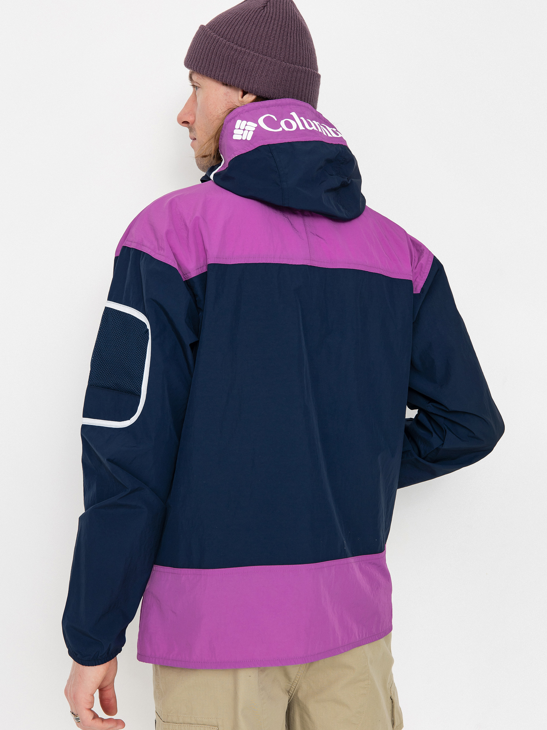 Columbia Challenger Windbreaker Anorak Dzseki (coll navy/razz)