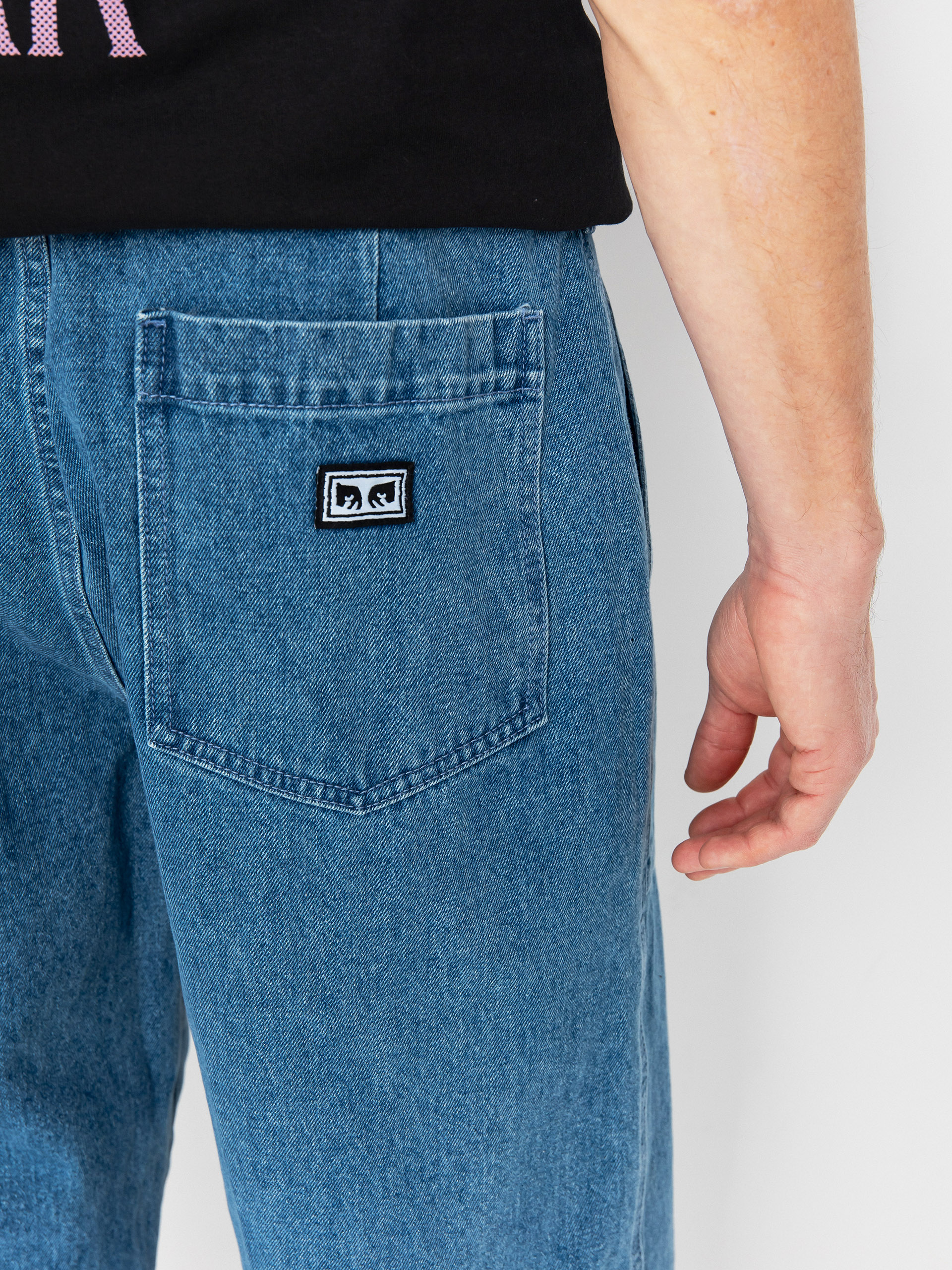 OBEY Big Timer Utility Denim Kisnadrág (light indigo)