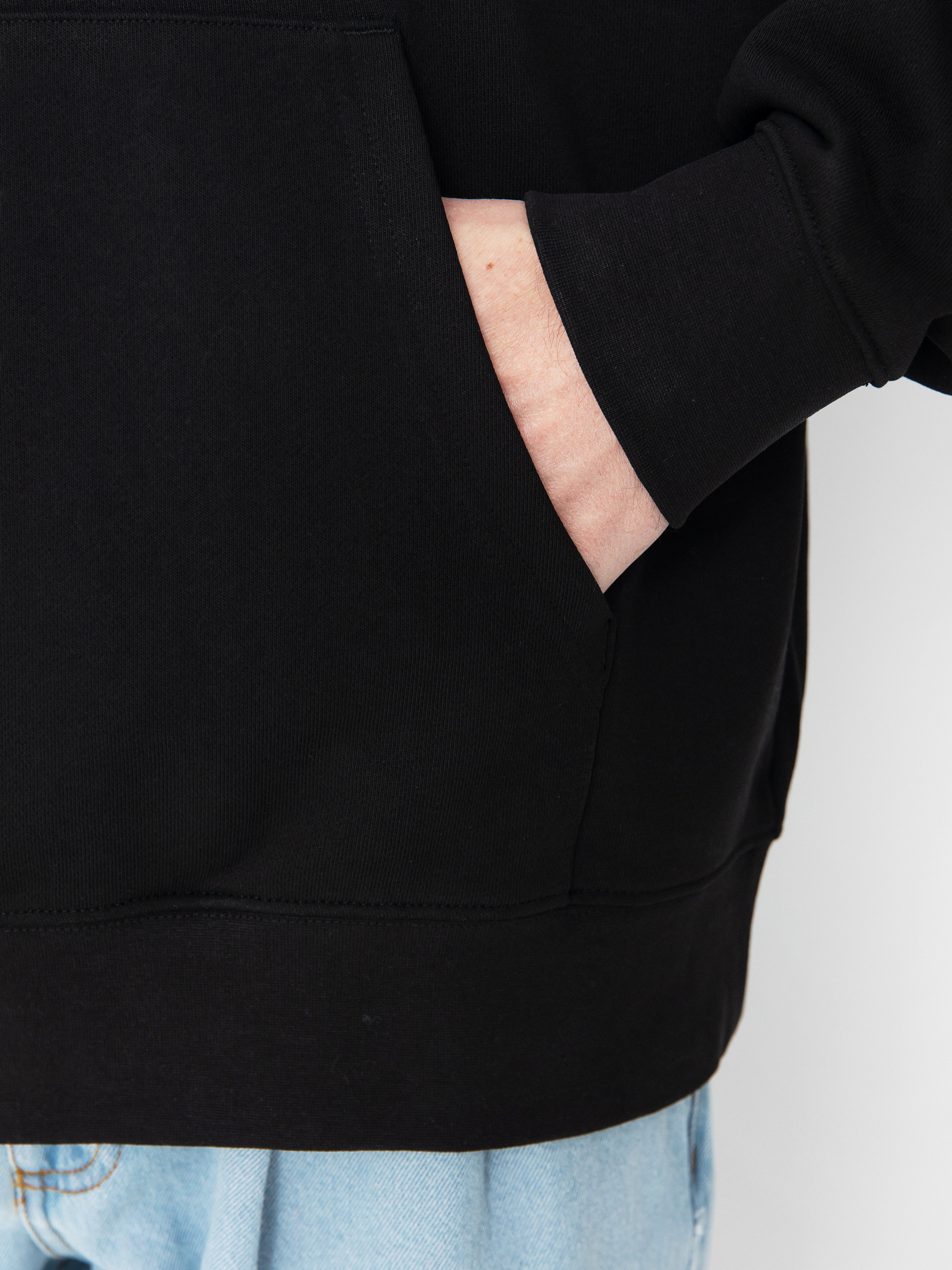 OBEY Records Sound Waves Pulóver (black)