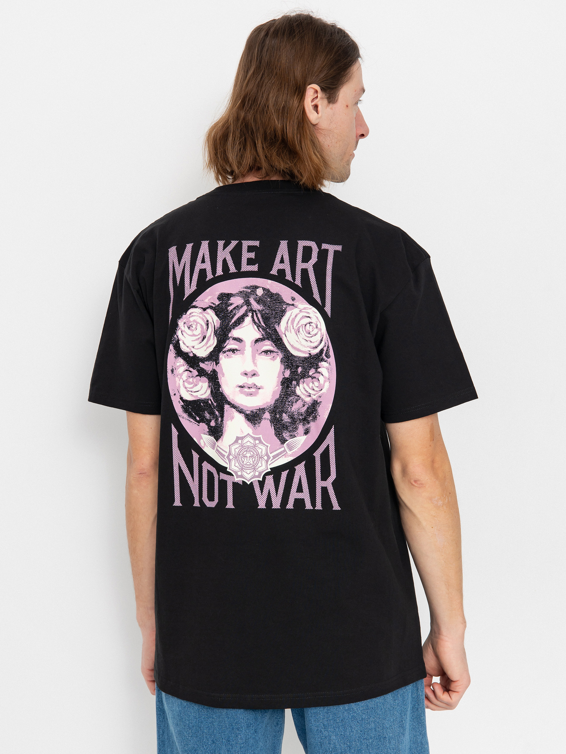 OBEY Make Art Not War Póló (black)