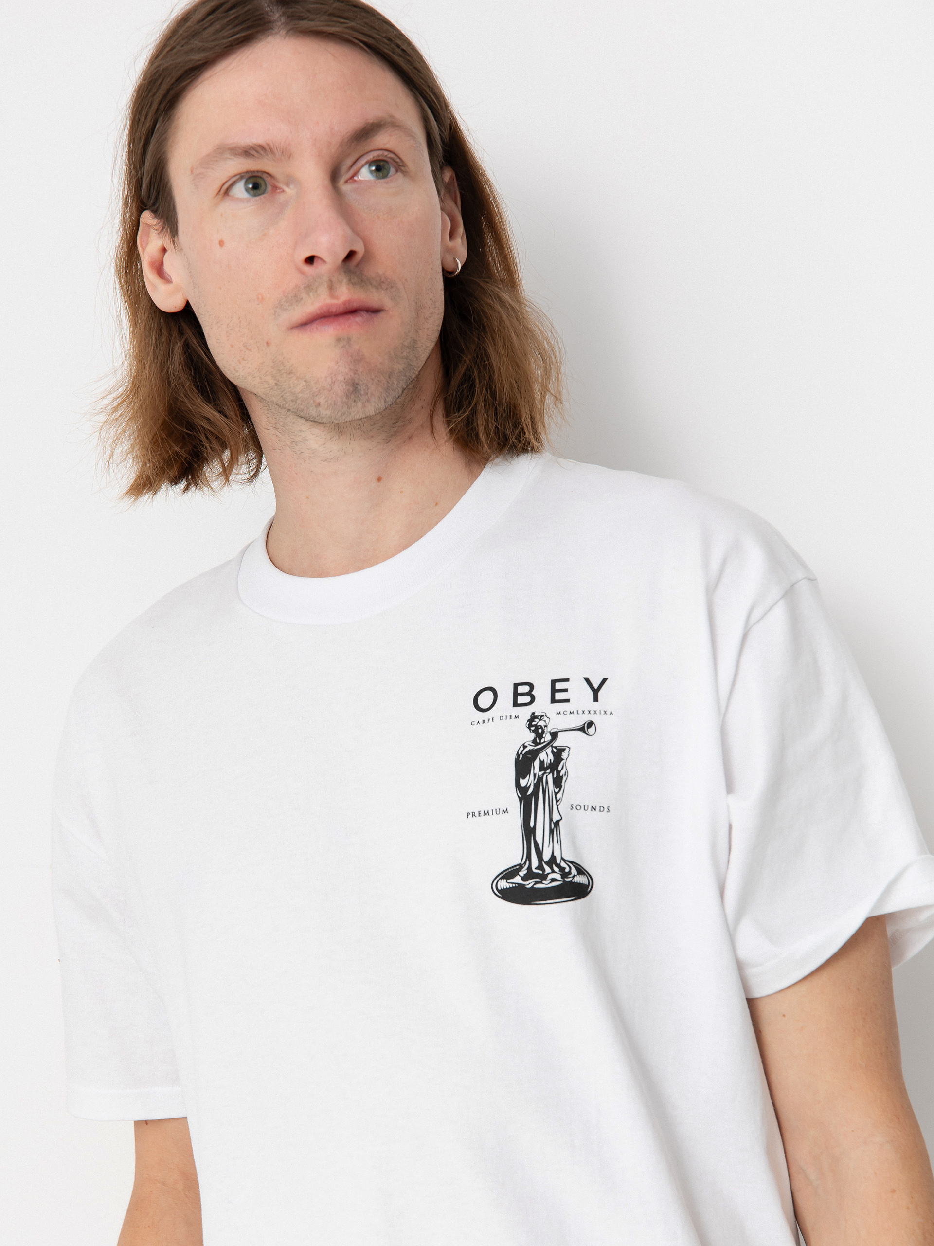 OBEY Premium Sounds Póló (white)