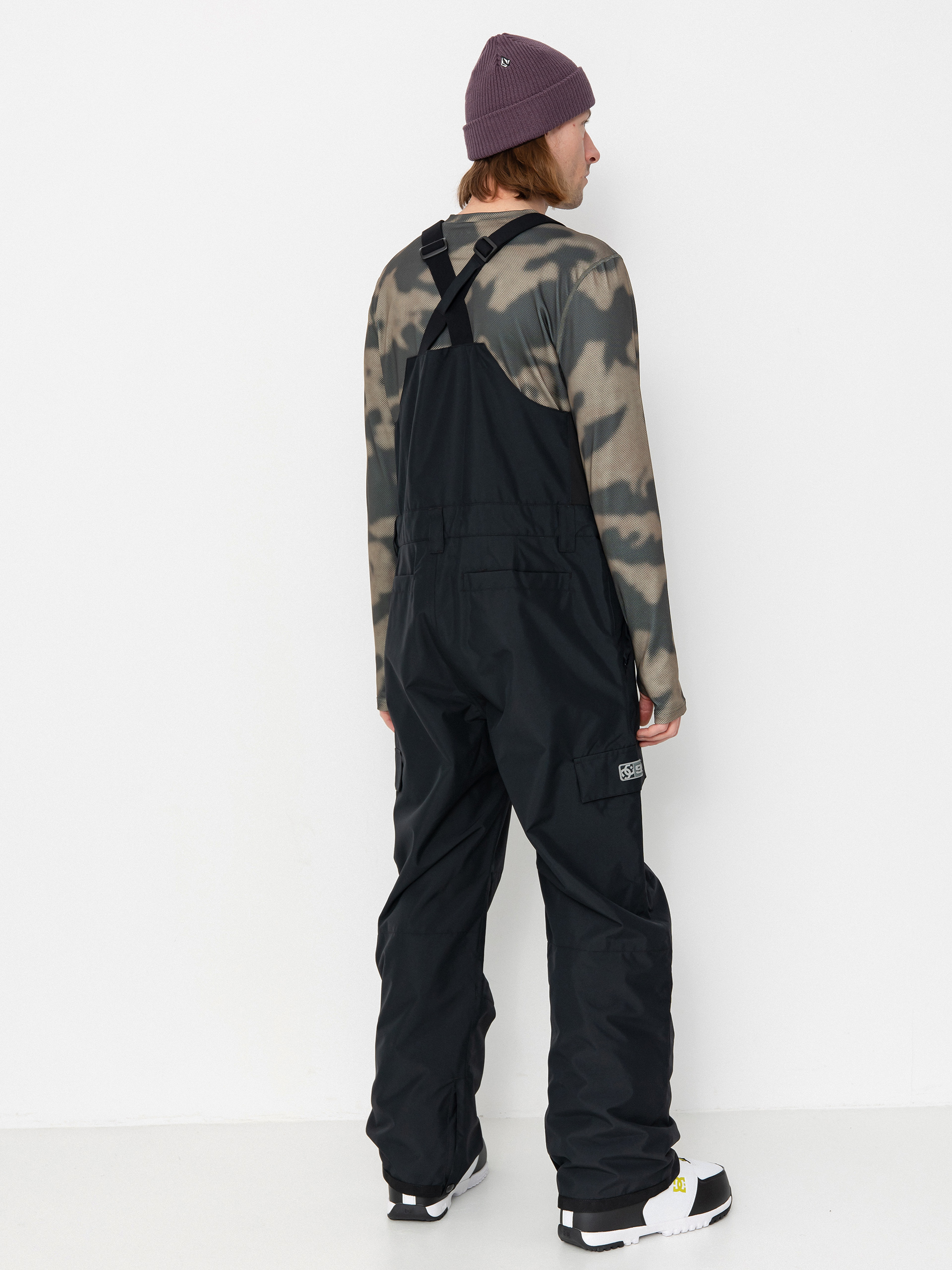 Férfi DC Docile Bib Snowboard nadrág (black)
