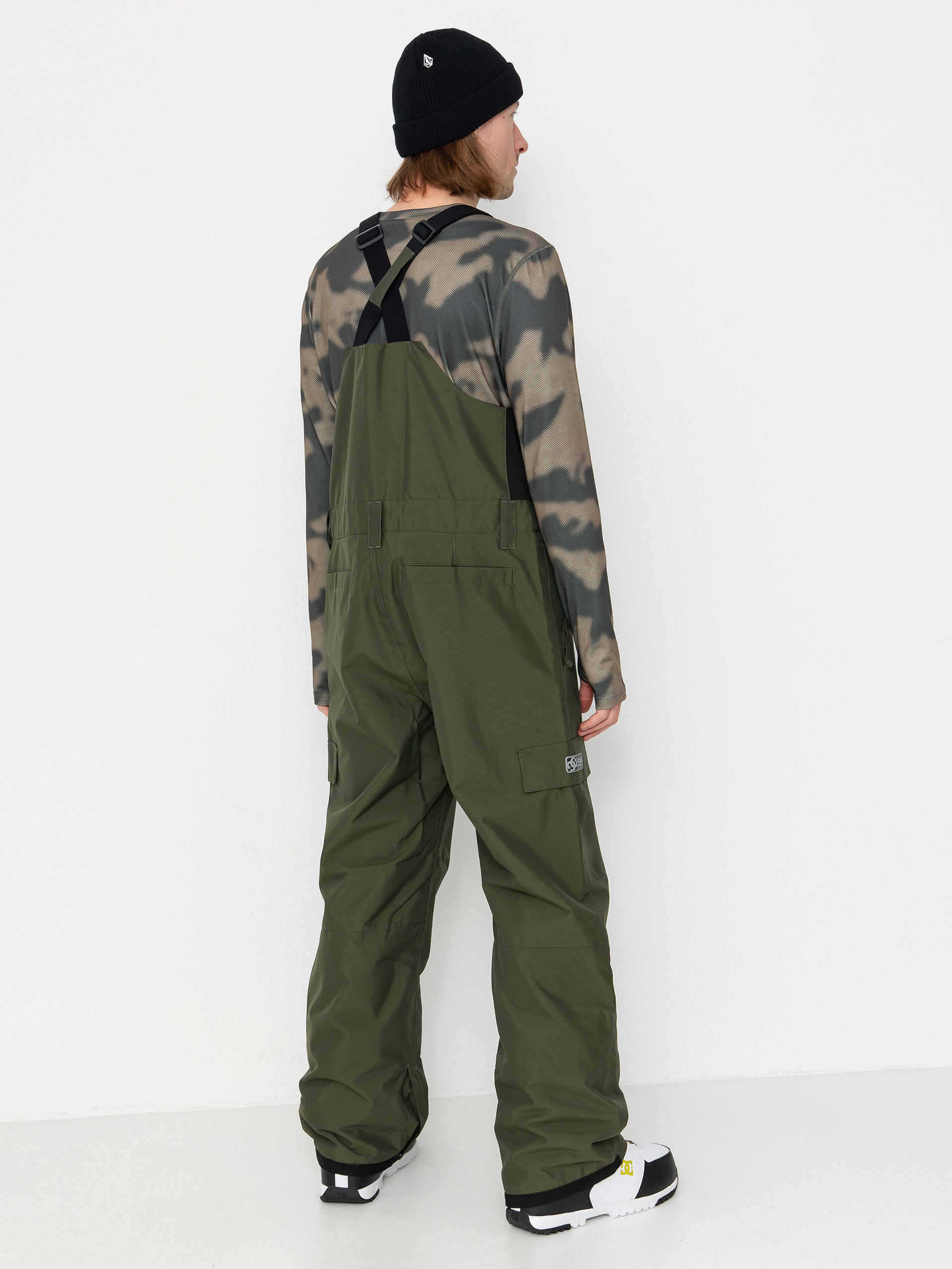 Férfi DC Docile Bib Snowboard nadrág (deep depths)