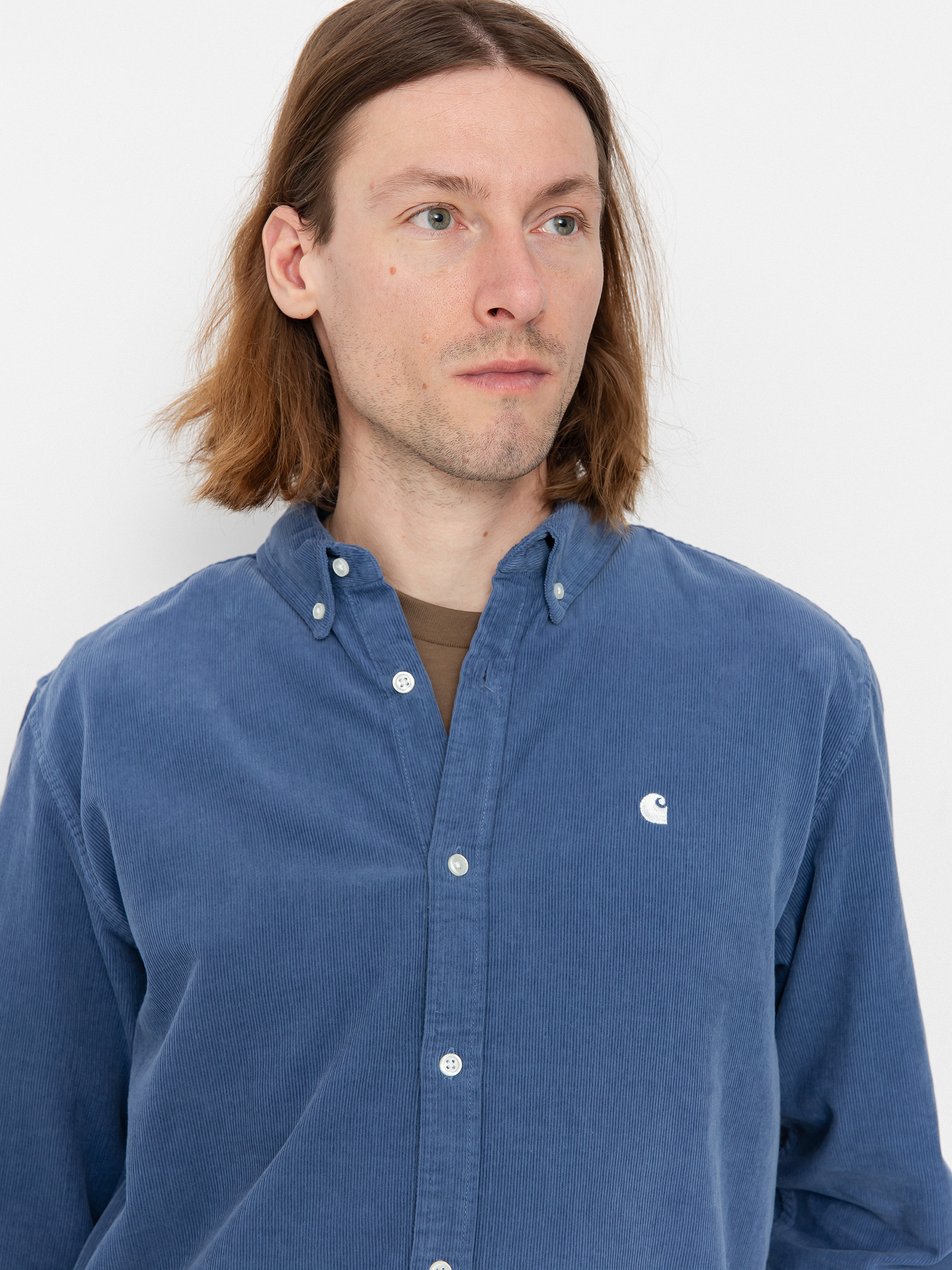 Carhartt WIP Madison Fine Cord Ing (blue iris/wax)