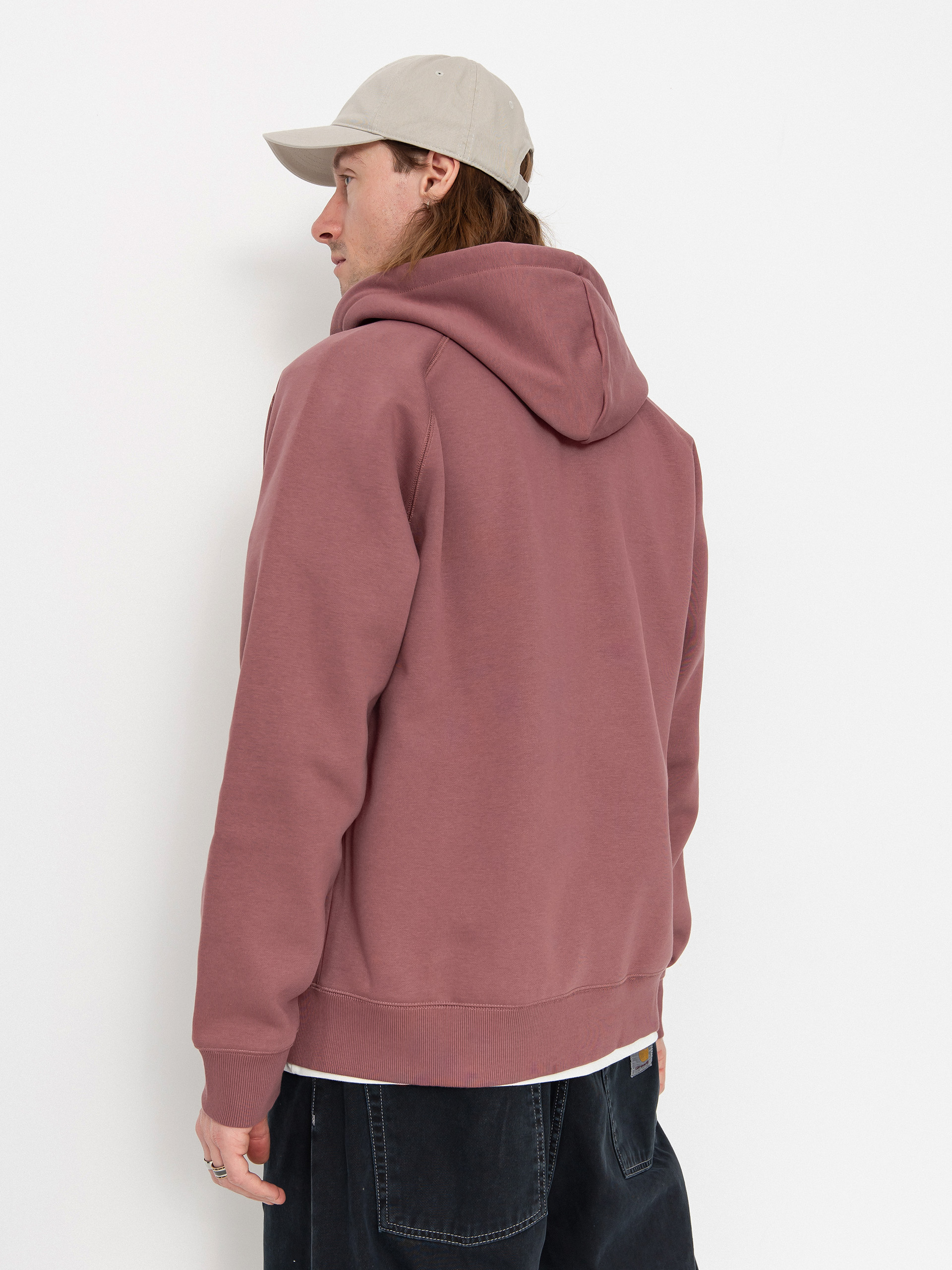 Carhartt WIP Chase ZHD Kapucnis pulóver (dusky pink/gold)