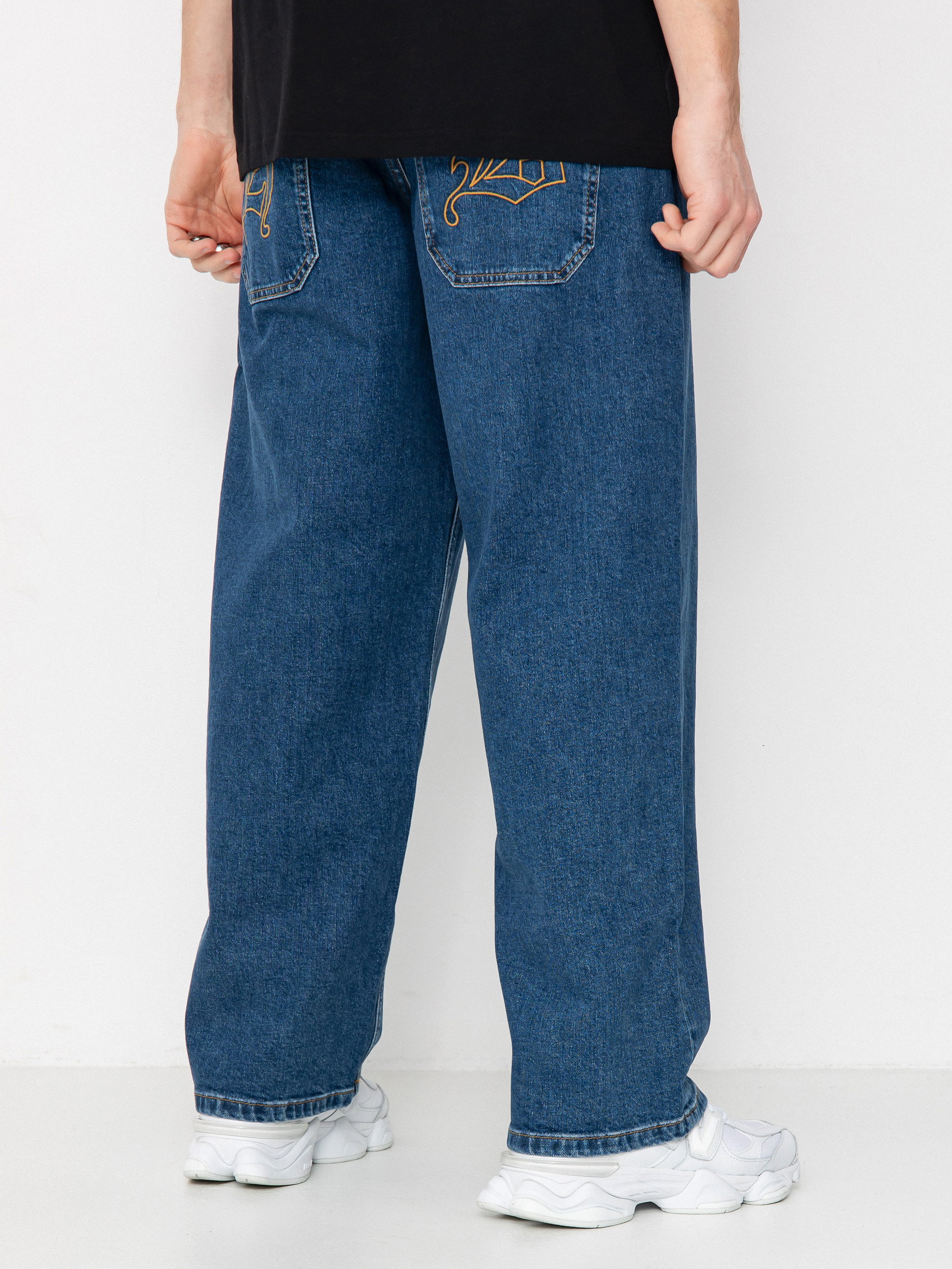Homeboy X Tra Monster Gothic Denim Kisnadrág (washed blue)