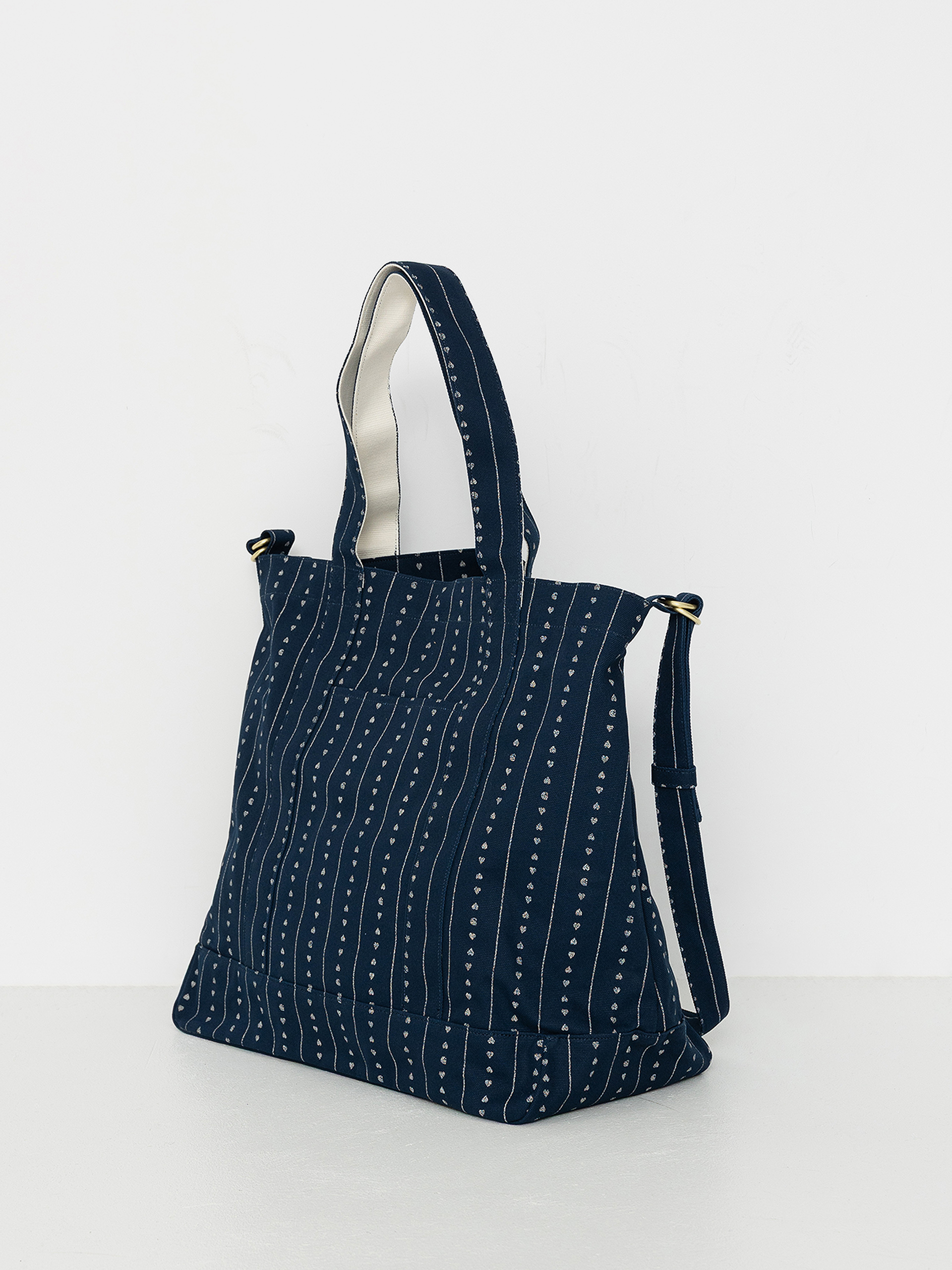 Carhartt WIP Drewe Tote Táska (heart c pinstripe/ink/natural)