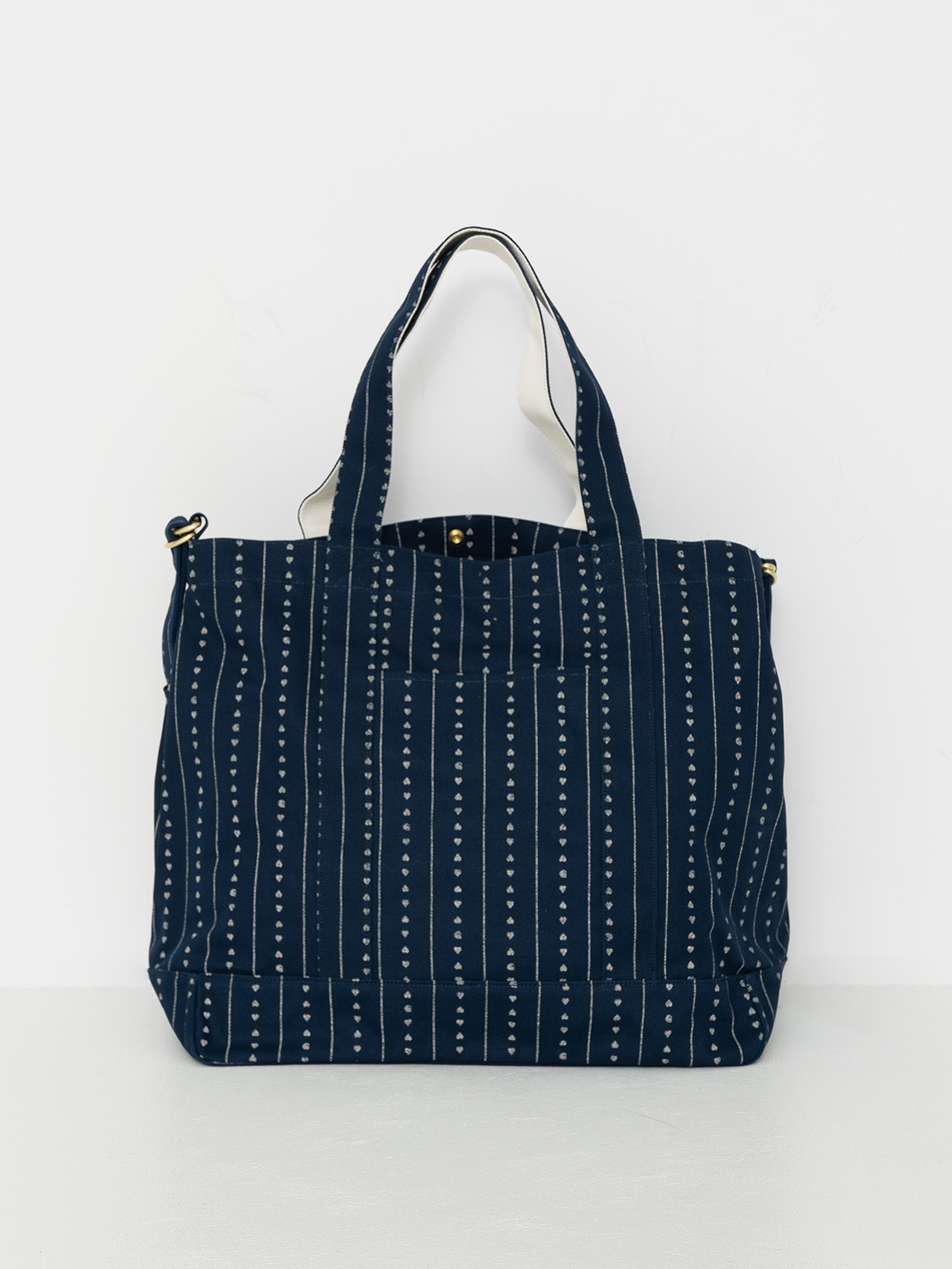 Carhartt WIP Drewe Tote Táska (heart c pinstripe/ink/natural)