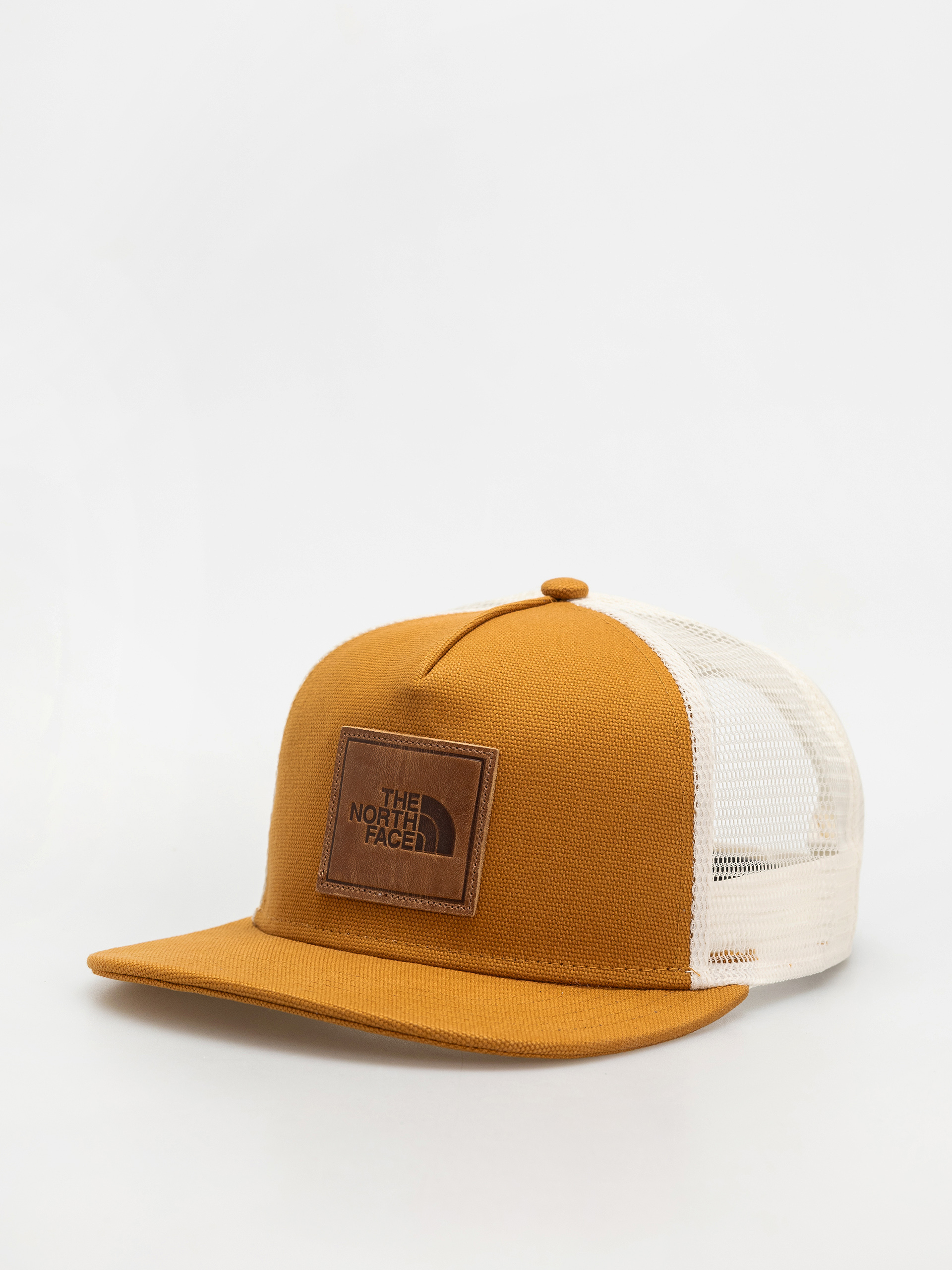 The North Face Half Dome Trucker Baseball sapka (timber tan/leather patch)