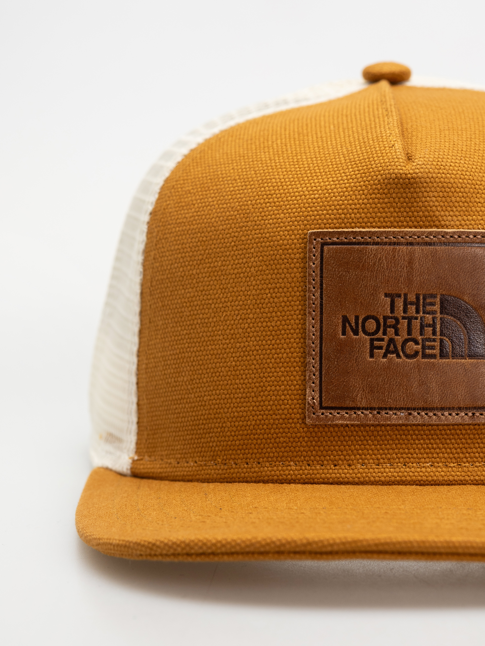 The North Face Half Dome Trucker Baseball sapka (timber tan/leather patch)