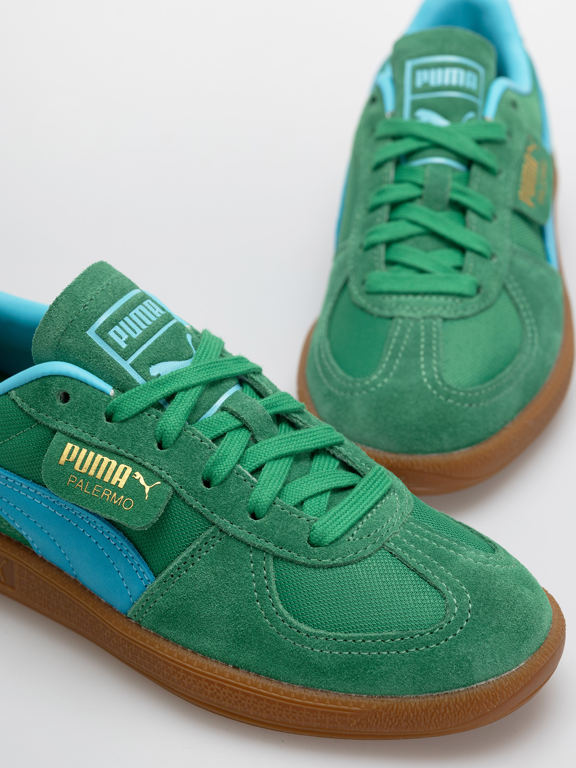 Puma Palermo Vintage Update Cipők (archive green bright aqua)