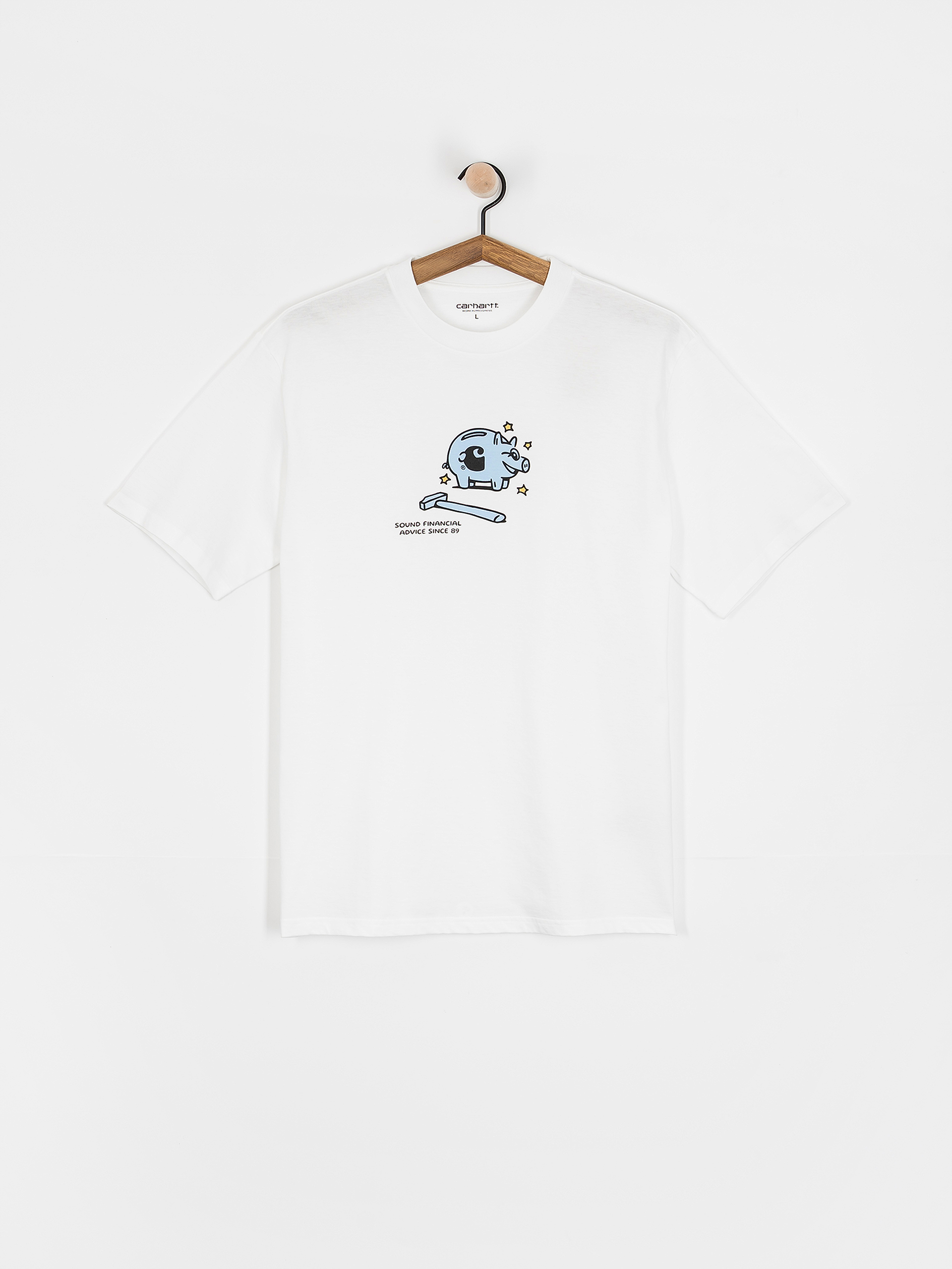 Carhartt WIP Piggybank Pu00f3lu00f3 (white)
