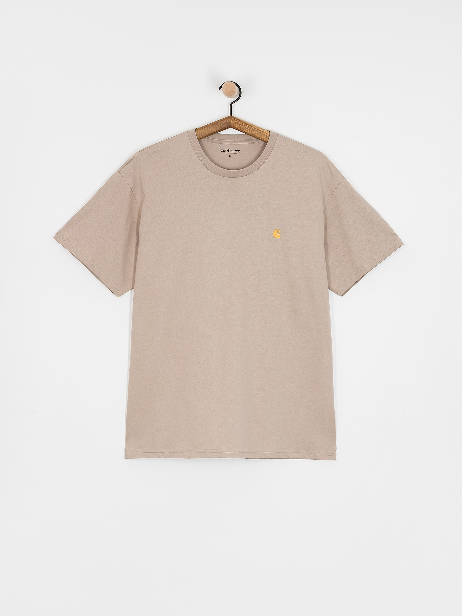 Carhartt WIP Chase Póló (dusky beige/gold)