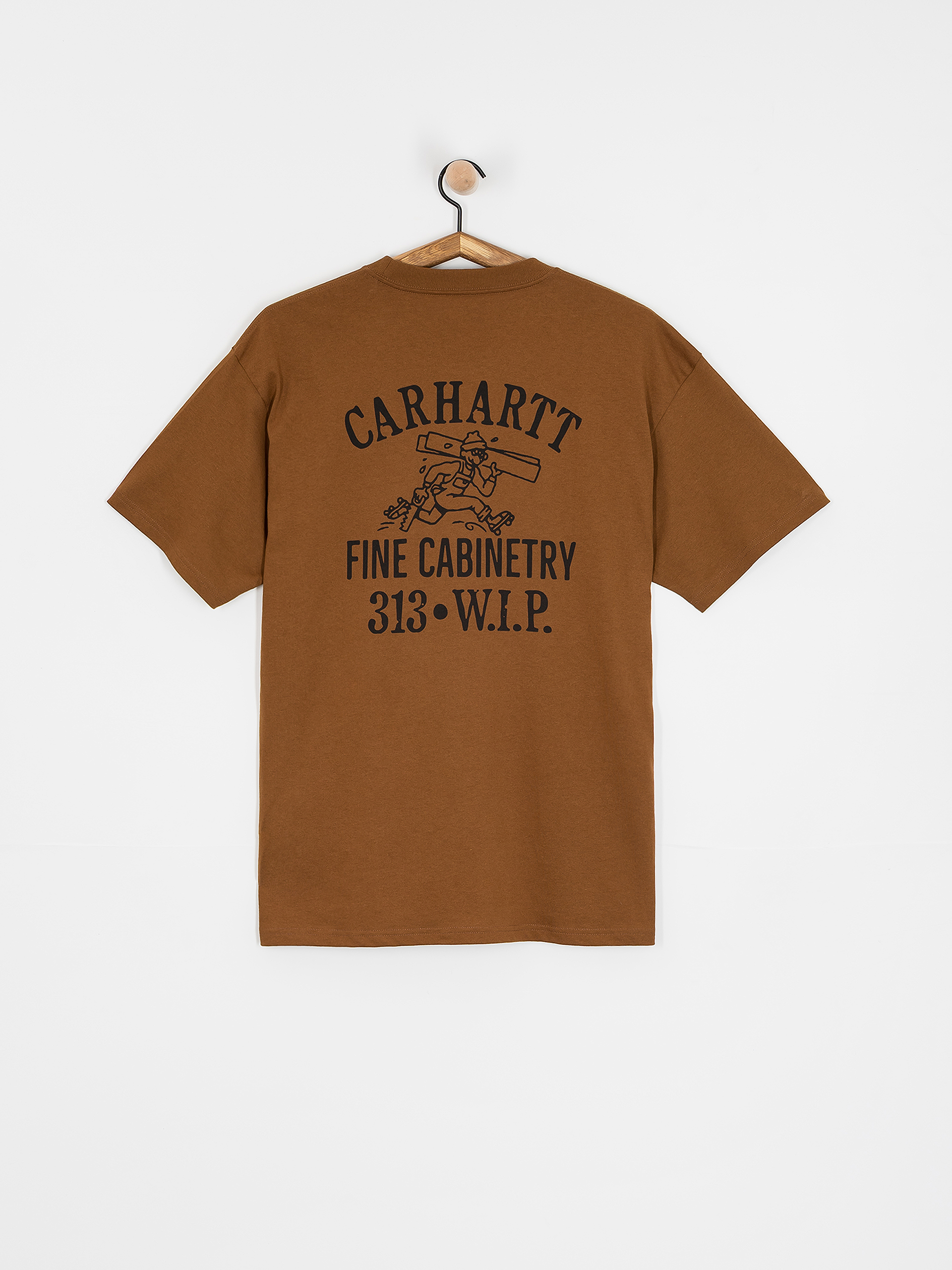 Carhartt WIP Cabinetry Póló (hamilton brown/black)