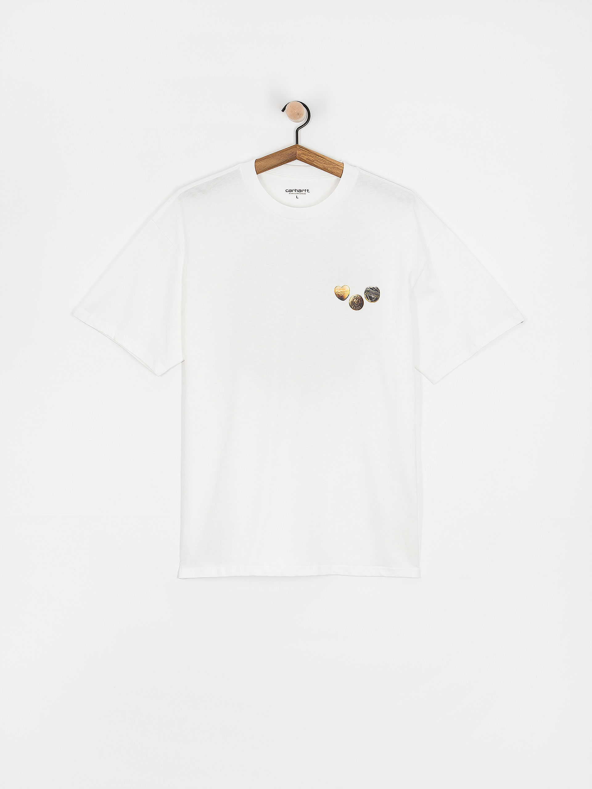 Póló Carhartt WIP Button (white)