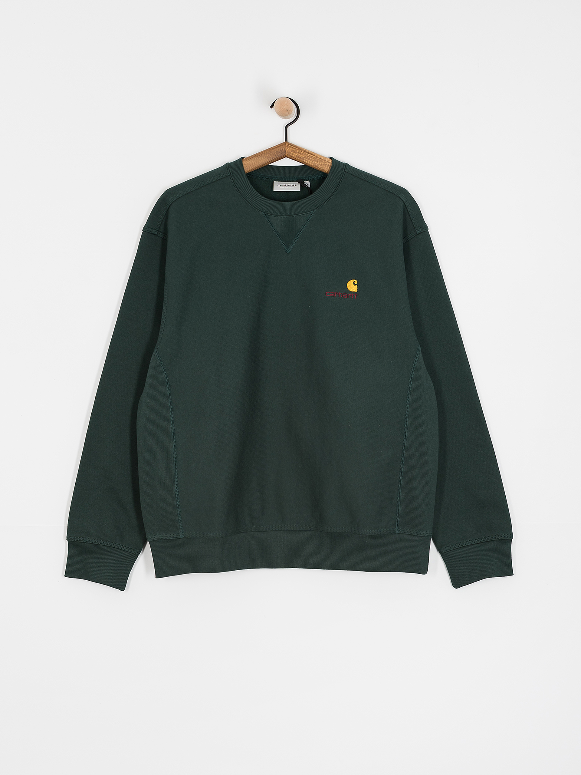 Carhartt WIP American Script Pulóver (conifer)