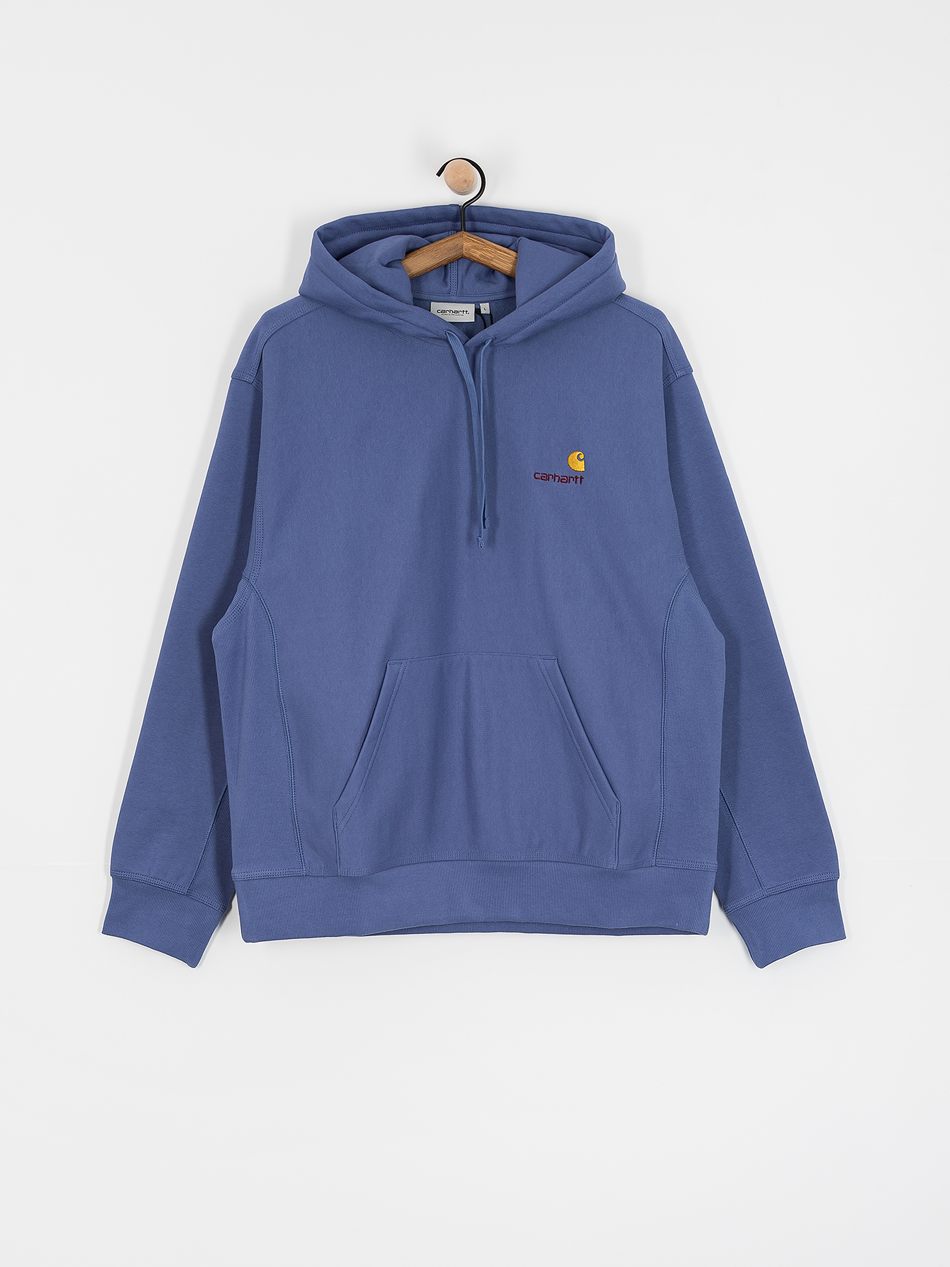 Carhartt WIP American Script HD Kapucnis pulóver (blue iris)