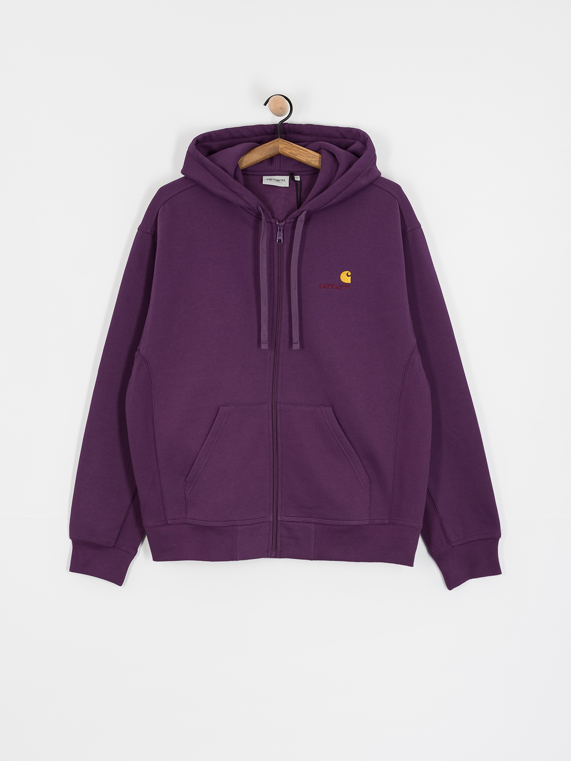 Carhartt WIP American Script ZHD Kapucnis pulóver (huckleberry)