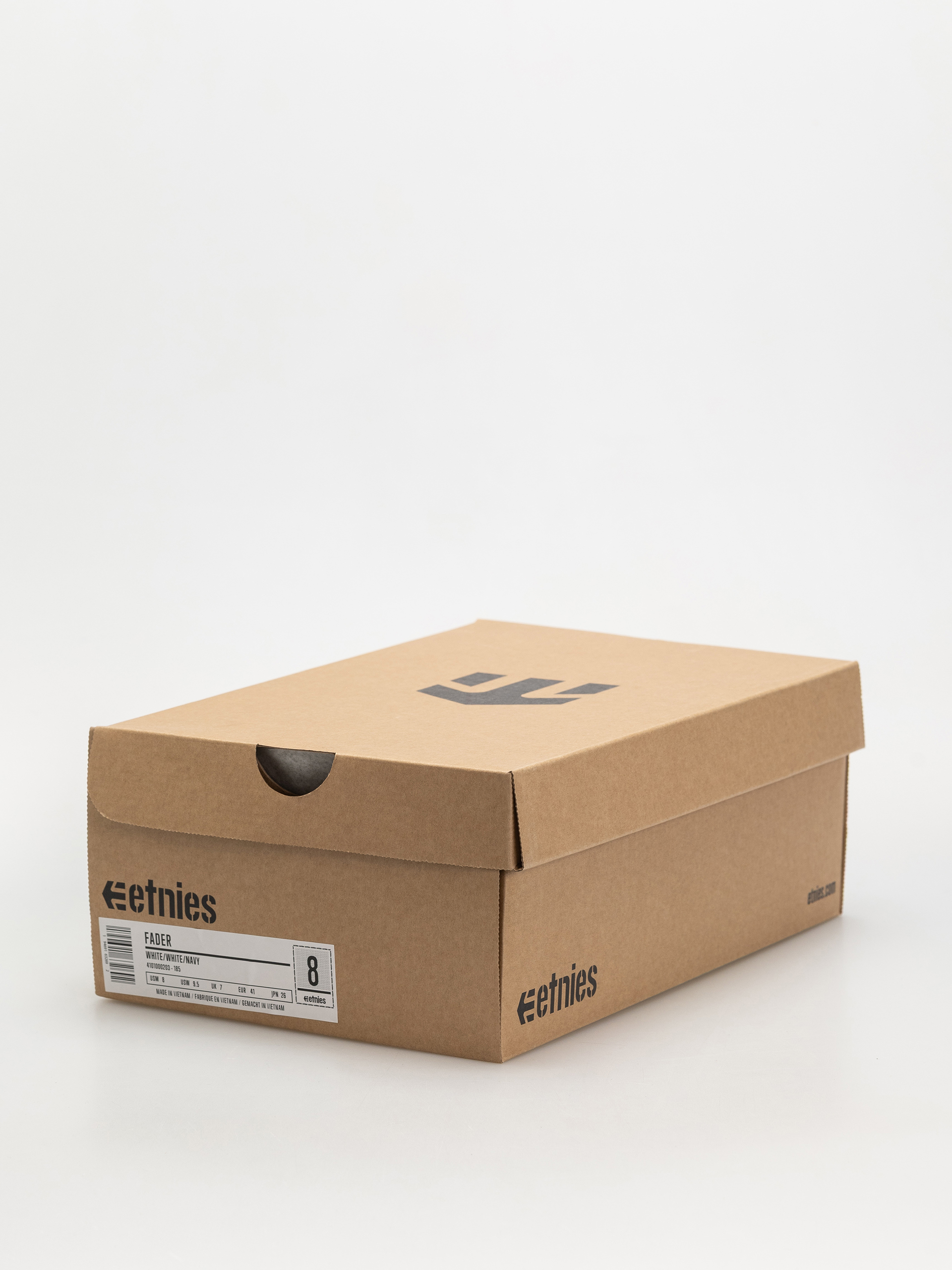 Etnies Fader Cipők (white/white/navy)