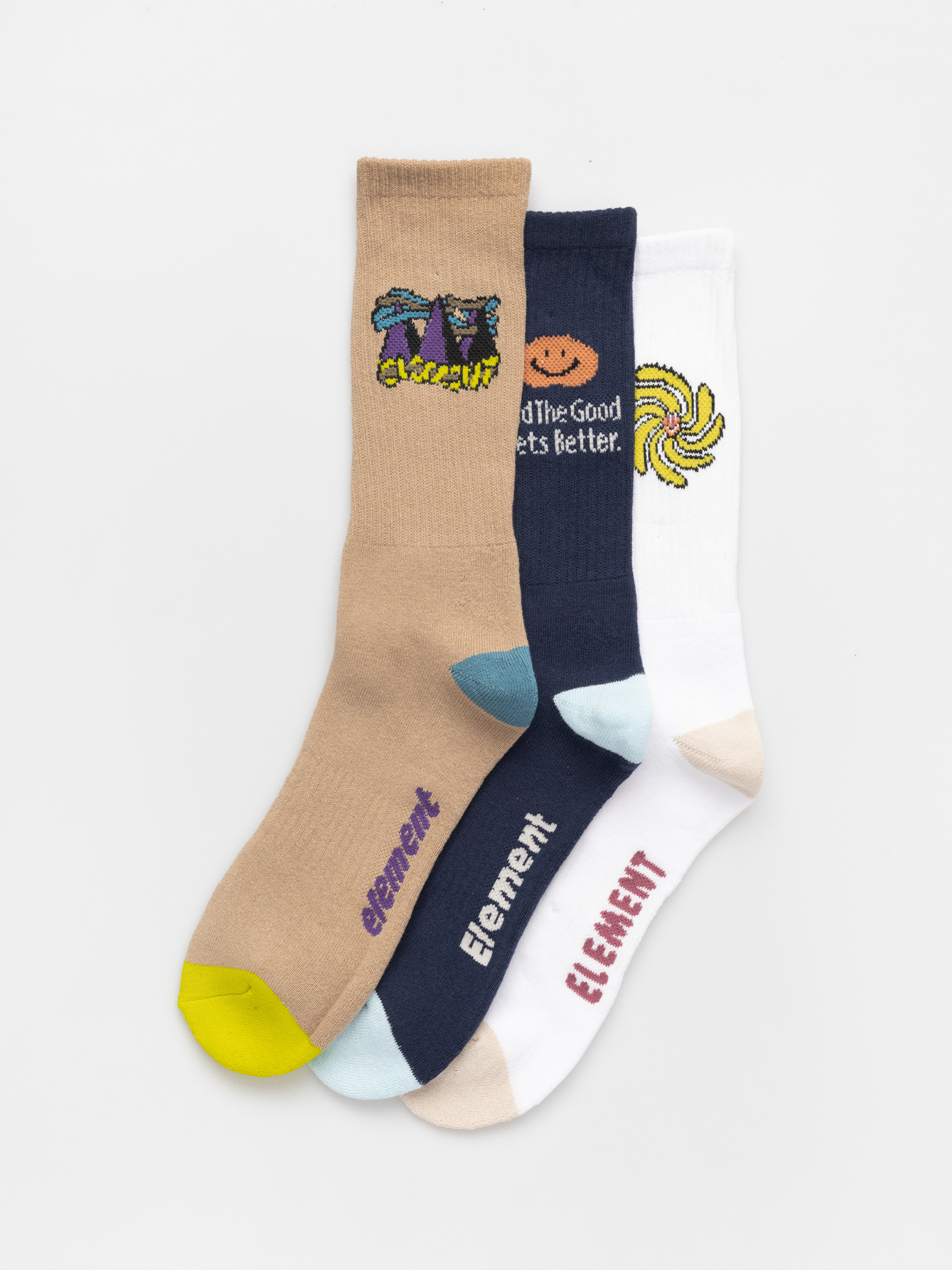 Element Mirage Socks 3Pk Zokni (multicolor)