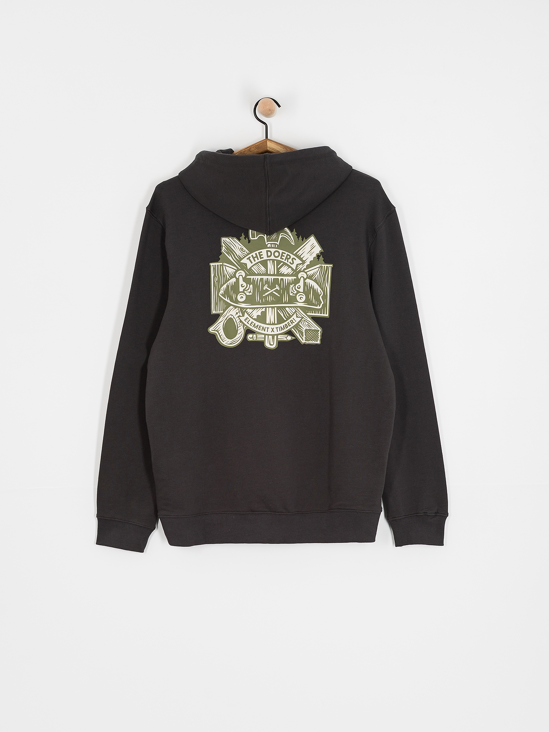 Element Timber Supply HD Kapucnis pulóver (off black)