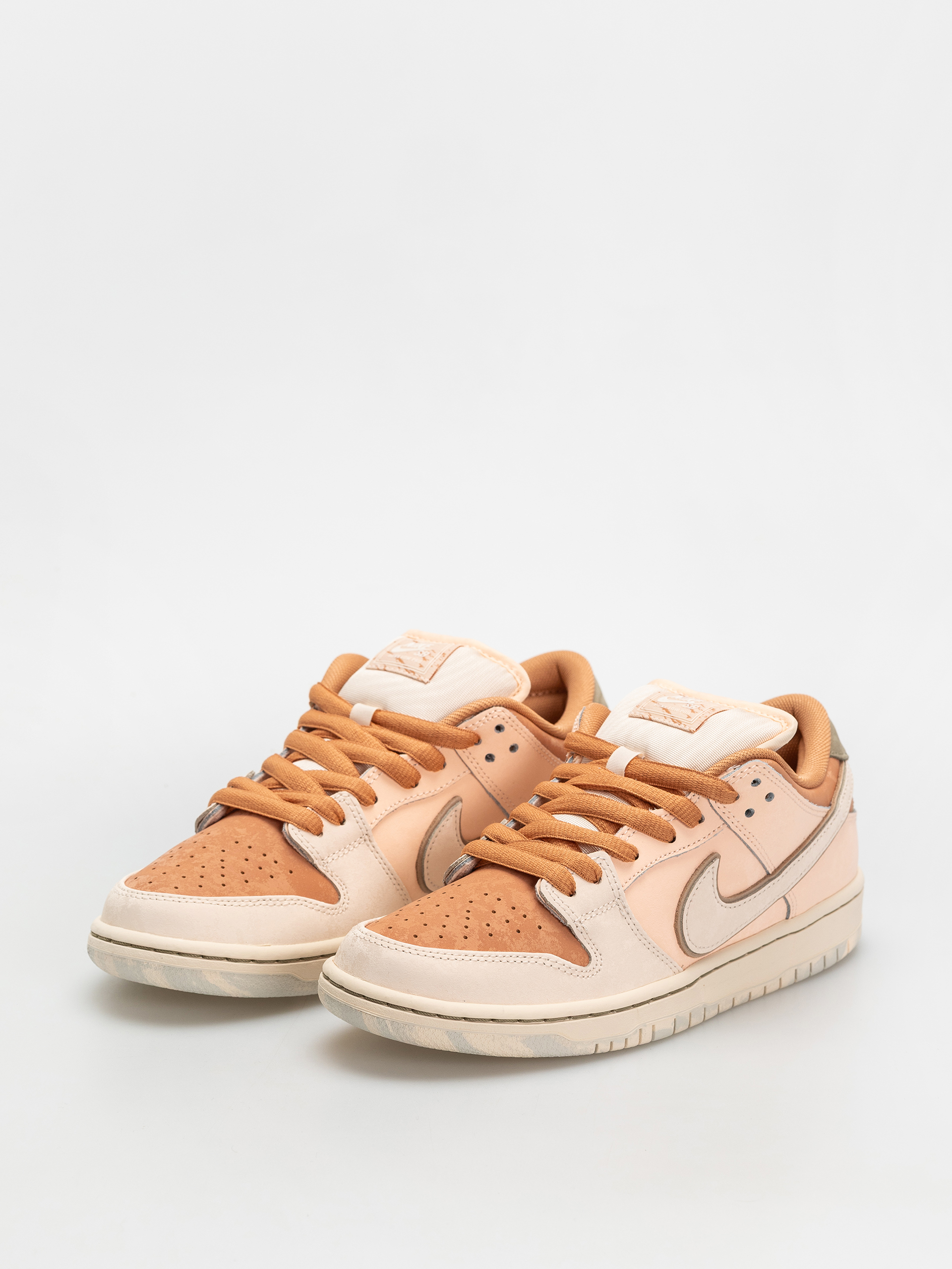Nike SB Dunk Low Pro Prm Cipők (amber brown/guava ice crimson tint hemp)