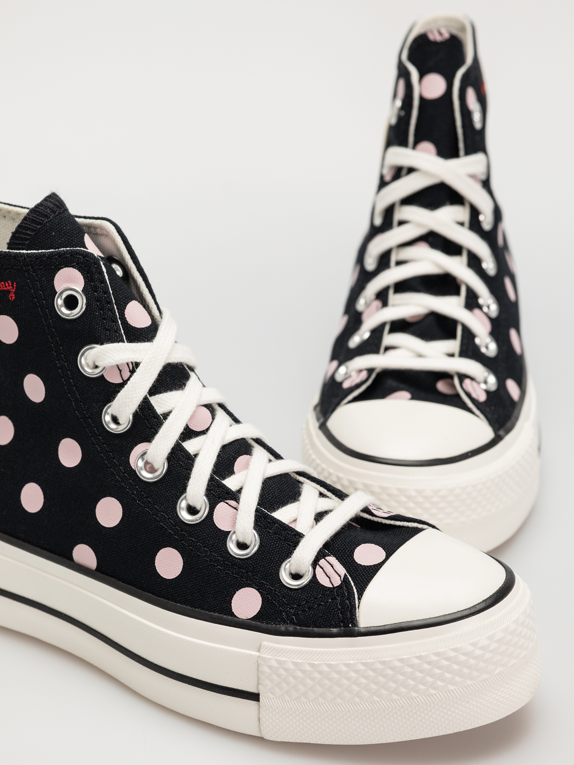 Converse Chuck Taylor All Star Lift Hi Wmn Tornacipők (black/summit pink/egret)