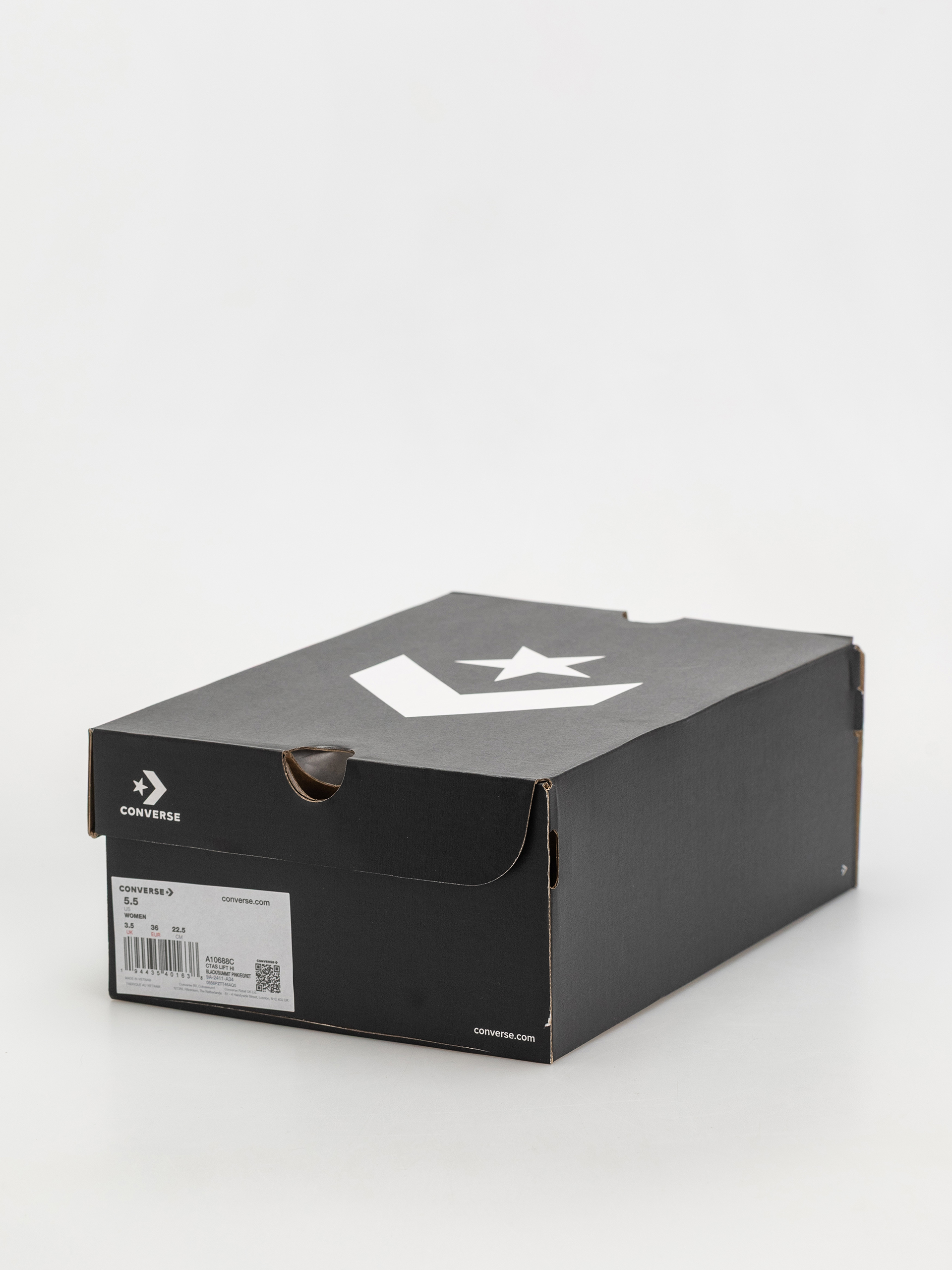 Converse Chuck Taylor All Star Lift Hi Wmn Tornacipők (black/summit pink/egret)