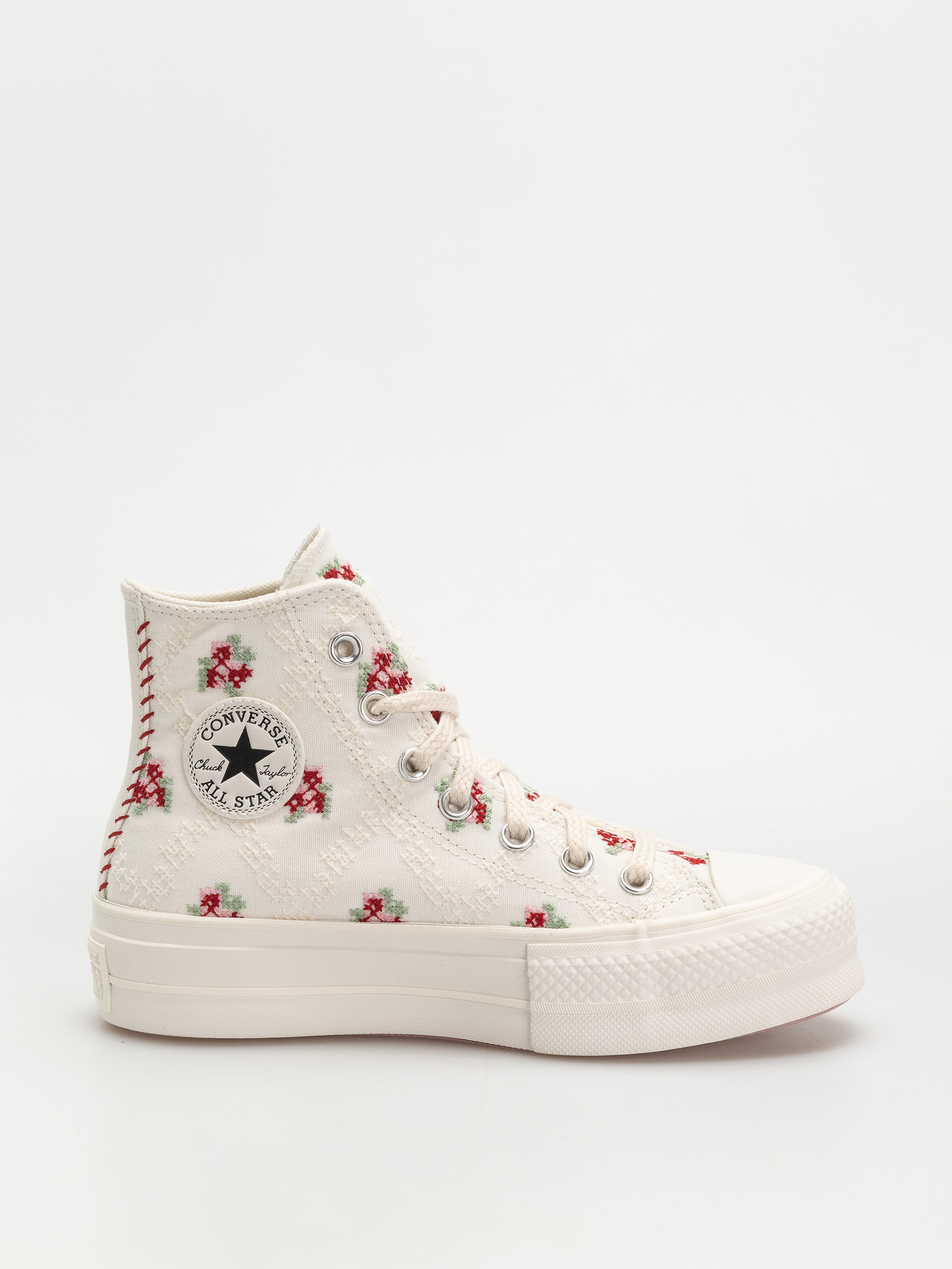 Converse Chuck Taylor All Star Lift Hi Wmn Tornacipők (vintage white/horizon pink)