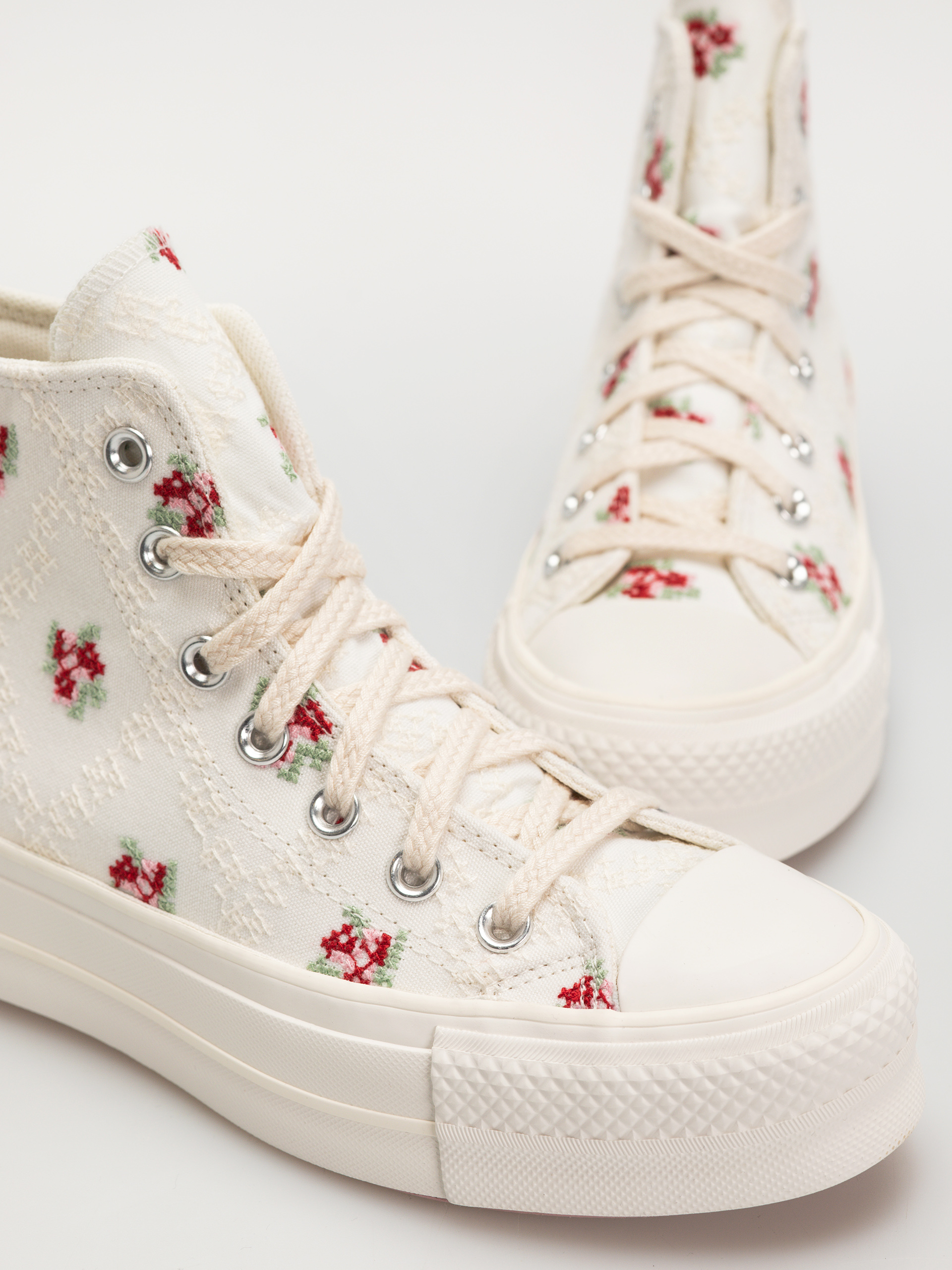 Converse Chuck Taylor All Star Lift Hi Wmn Tornacipők (vintage white/horizon pink)