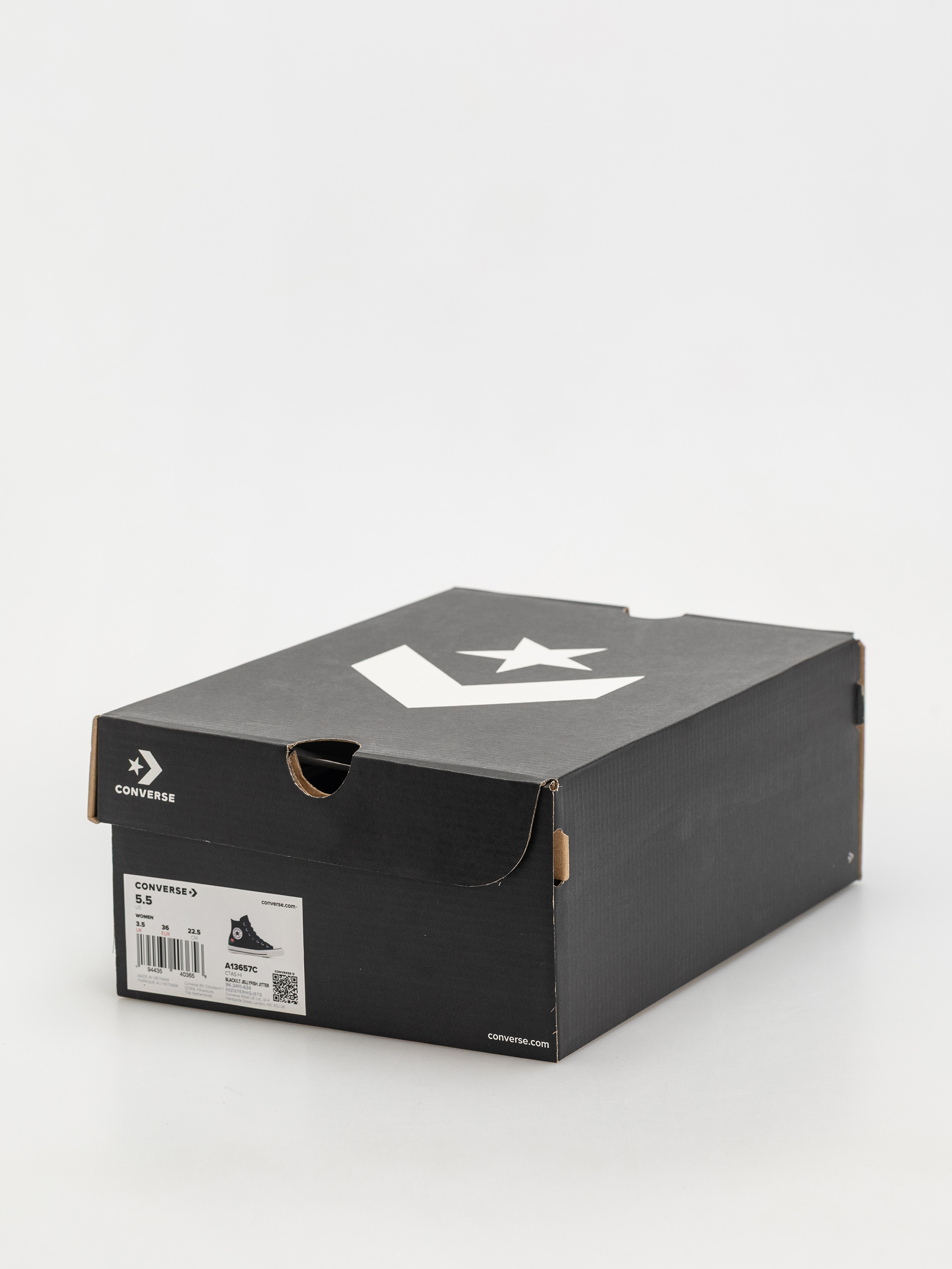 Converse Chuck Taylor All Star Hi Wmn Tornacipők (black/lt jellyfish jitter)