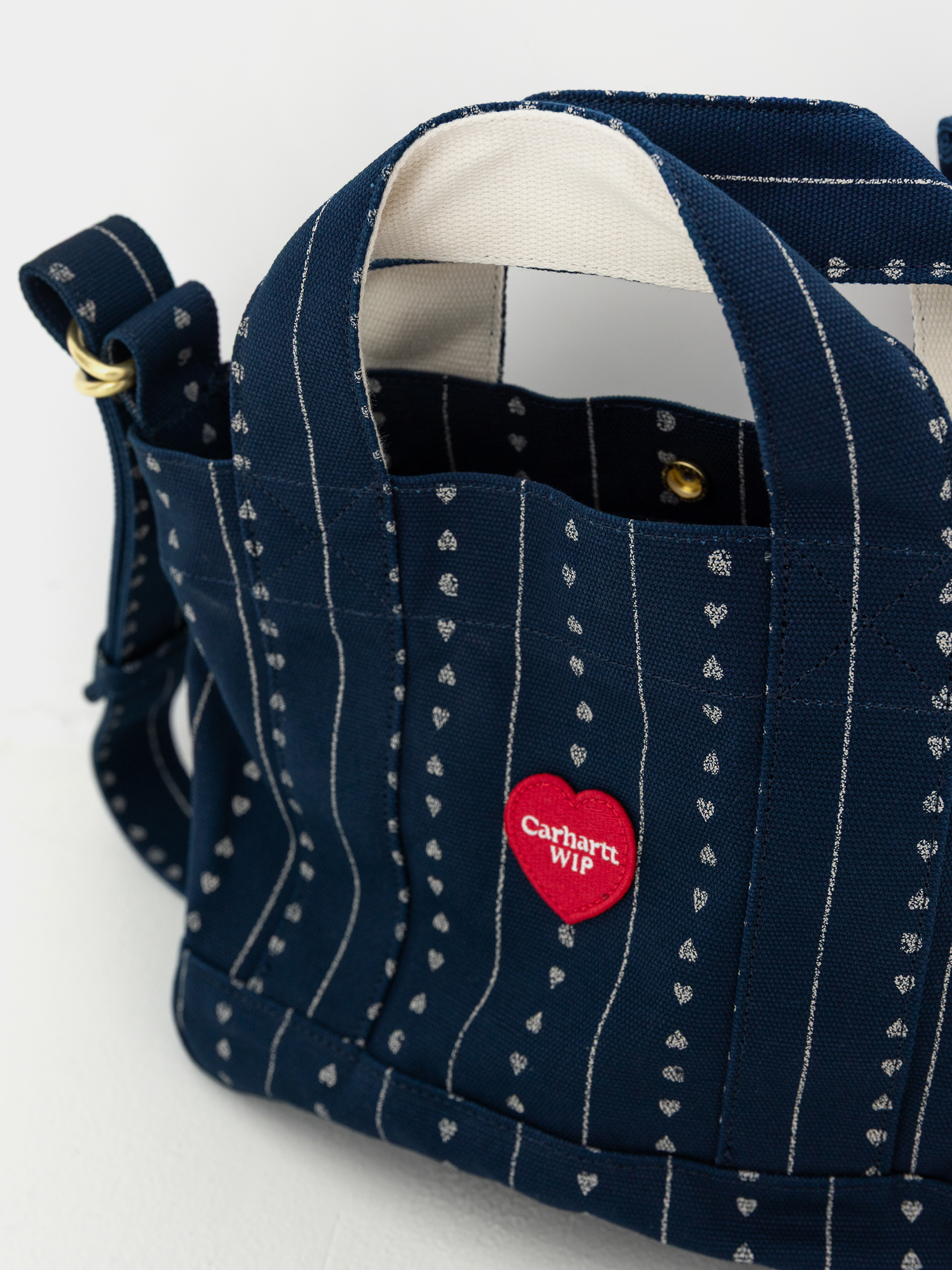 Carhartt WIP Drewe Small Kézitáska (heart c pinstripe/ink/natural)