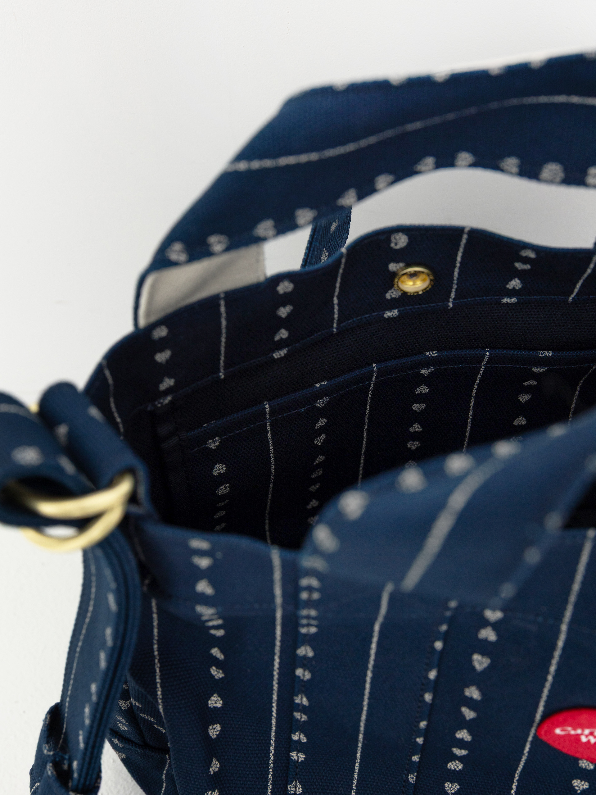 Carhartt WIP Drewe Small Kézitáska (heart c pinstripe/ink/natural)