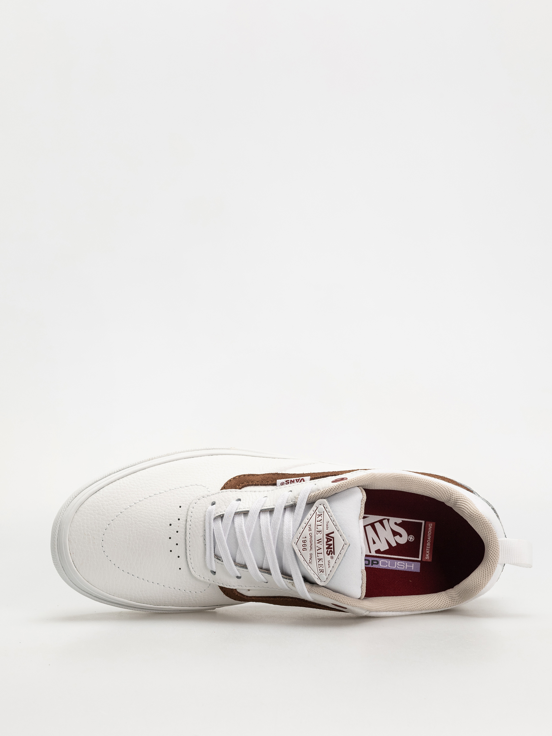Vans Skate Kyle Walker Cipők (leather white/red)