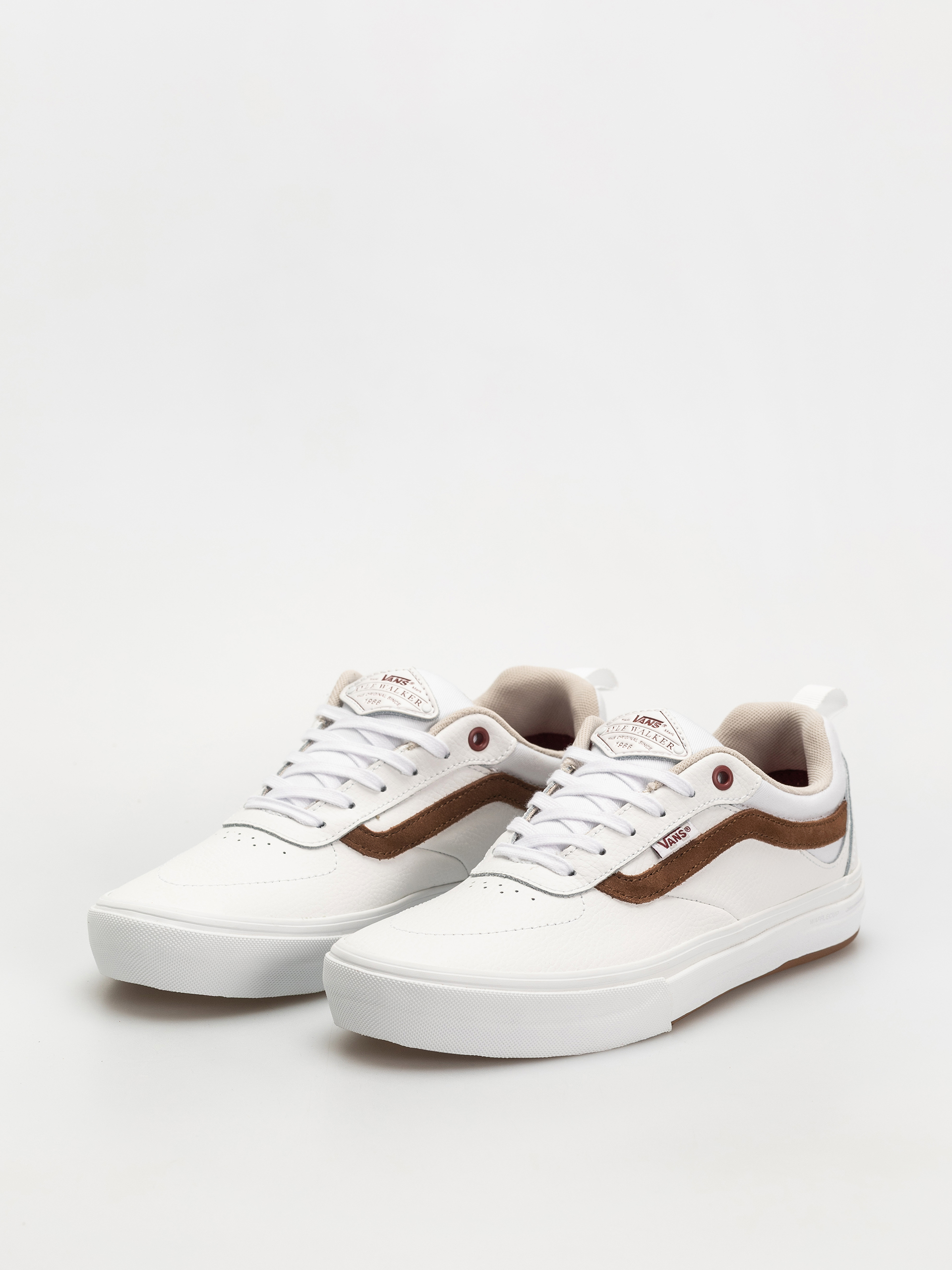 Vans Skate Kyle Walker Cipők (leather white/red)