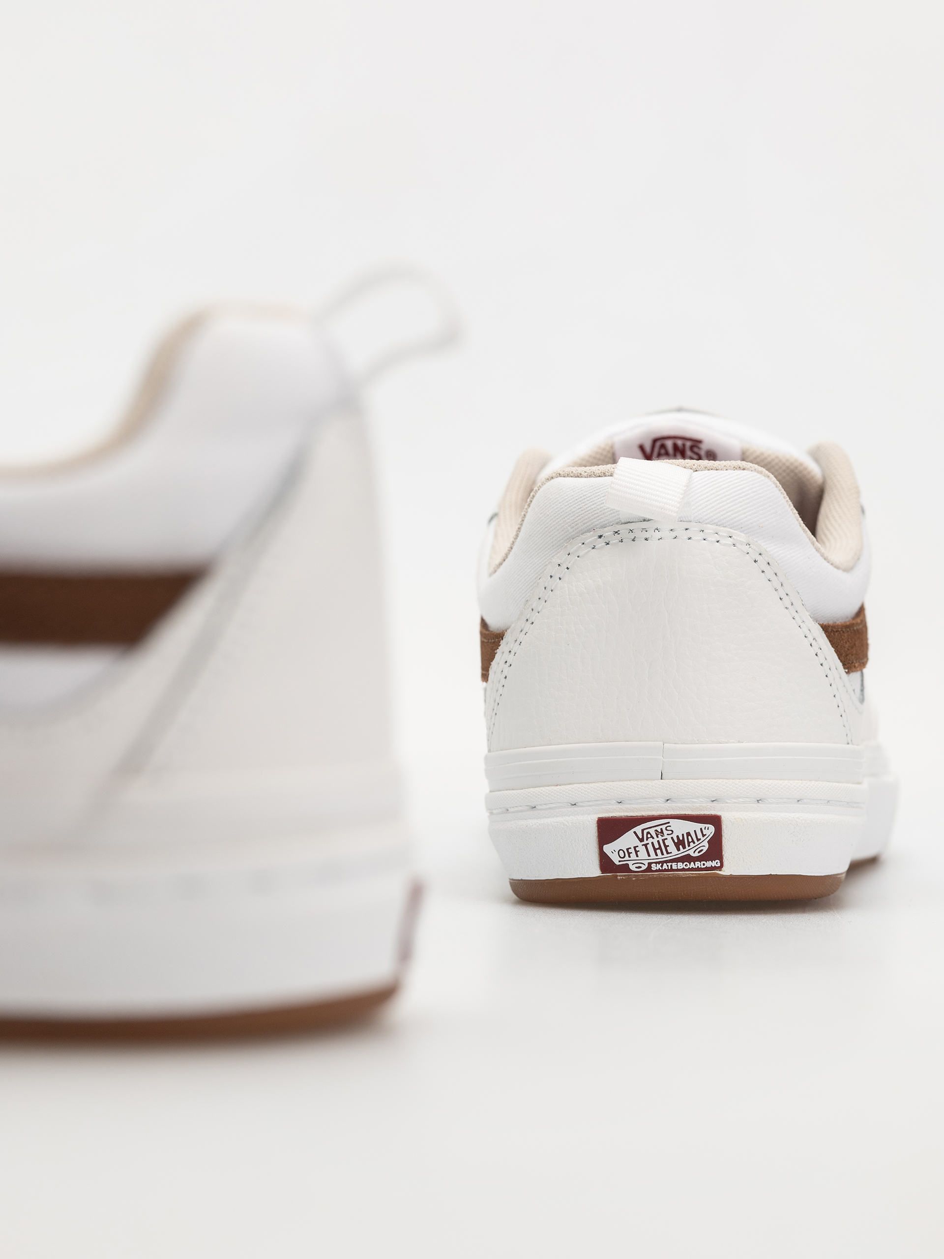 Vans Skate Kyle Walker Cipők (leather white/red)