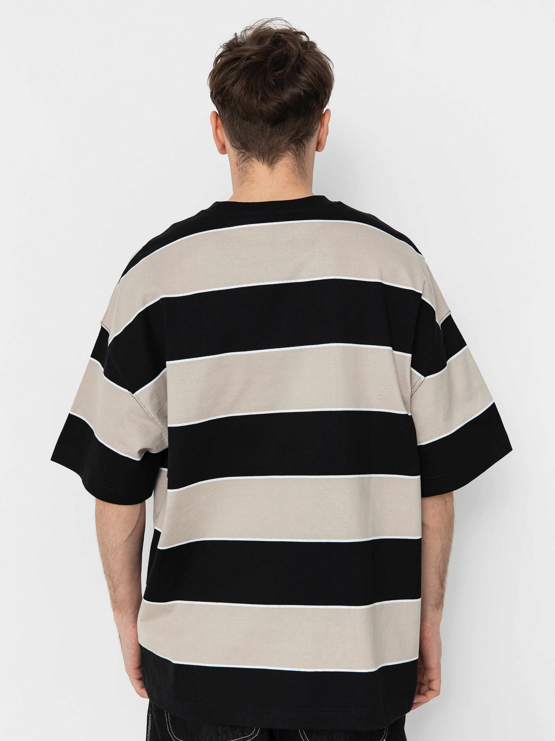 Póló Carhartt WIP Quinby (quinby stripe/black)
