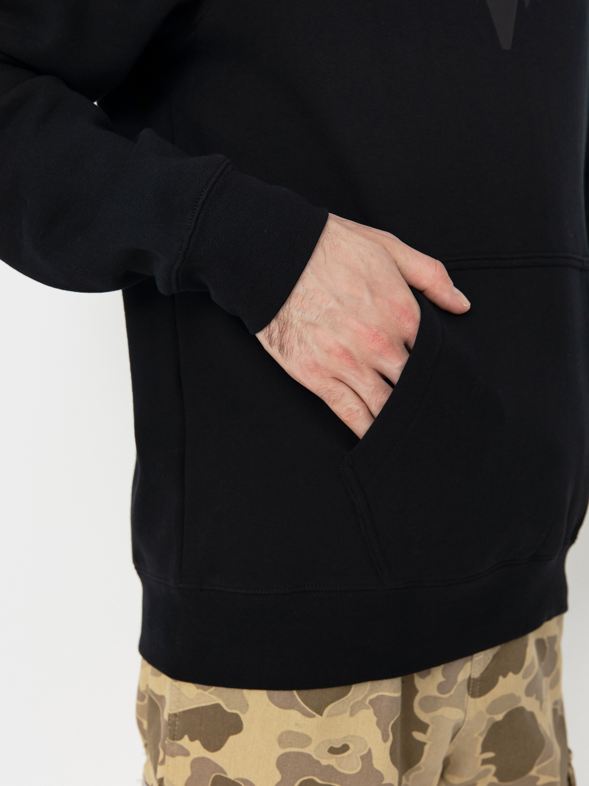 Fox Fox Head HD Kapucnis pulóver (black/black)