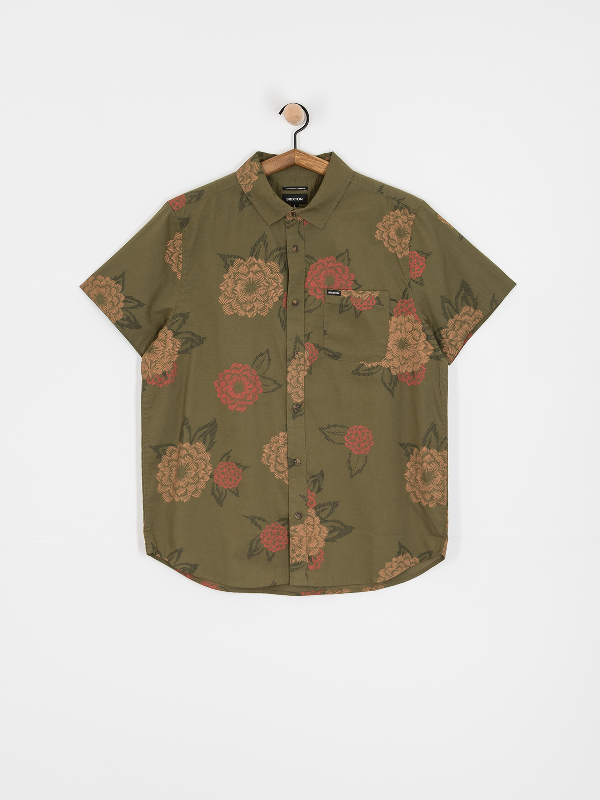 Brixton Charter Print Ing (ivy green/painterly floral)