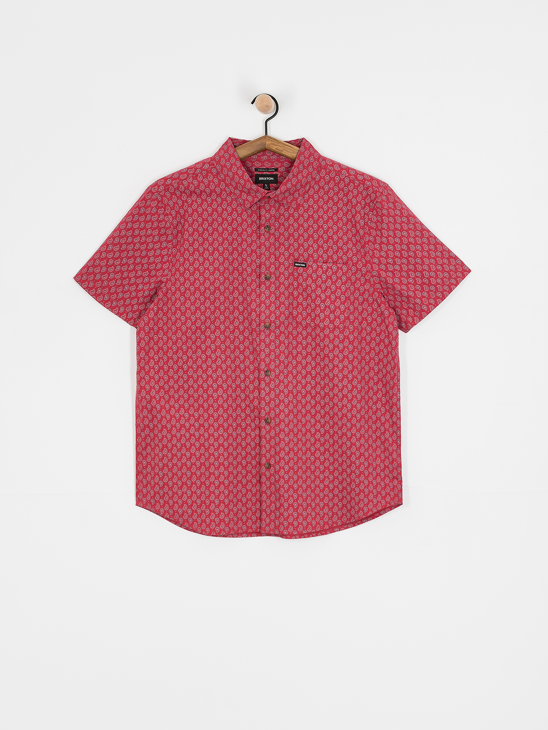 Brixton Charter Print Ing (rust red/paisley)