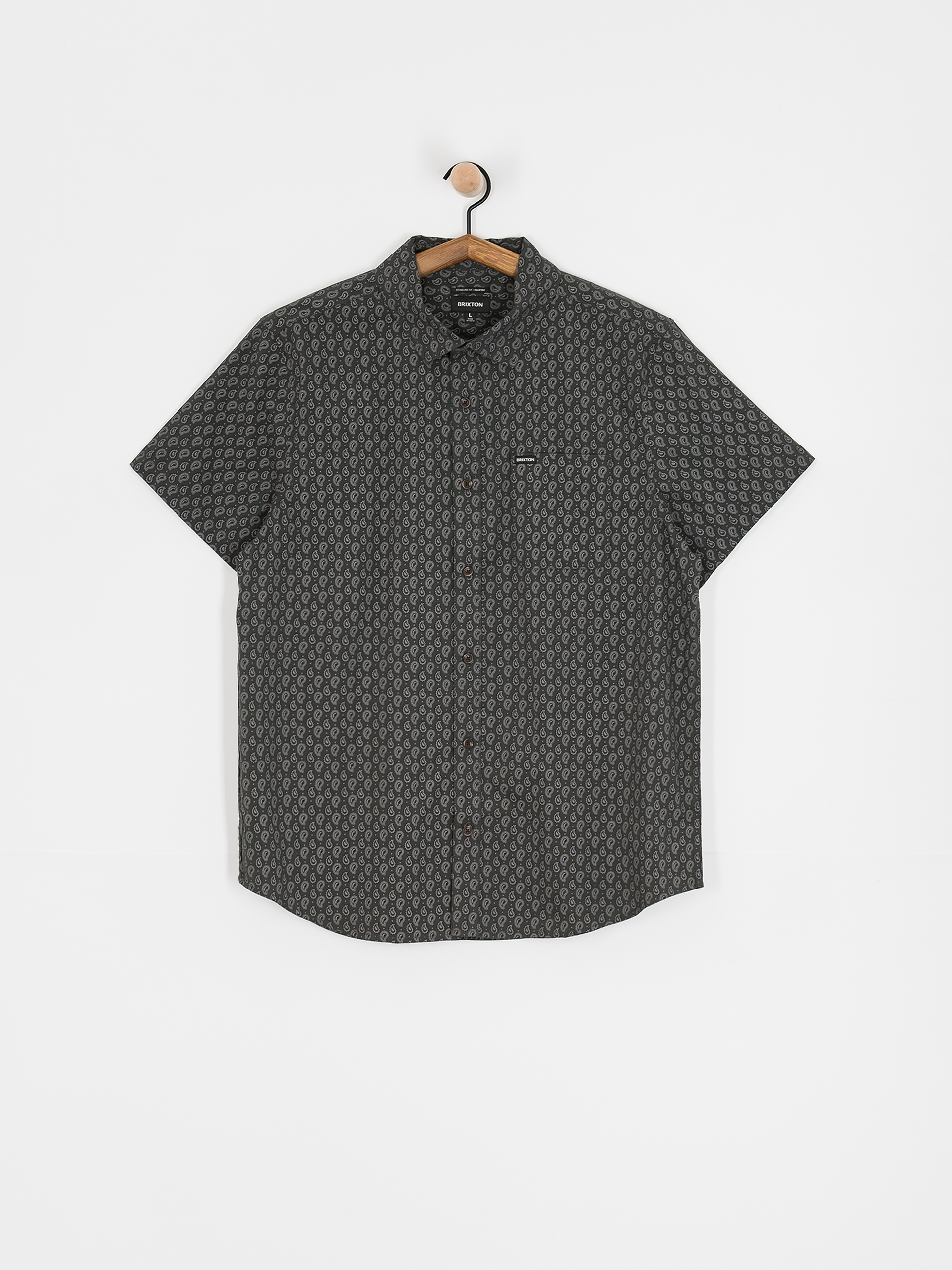 Brixton Charter Print Ing (washed black/paisley)